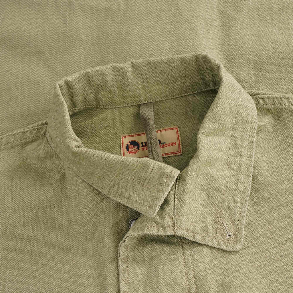 Zip Military Jacket - Green