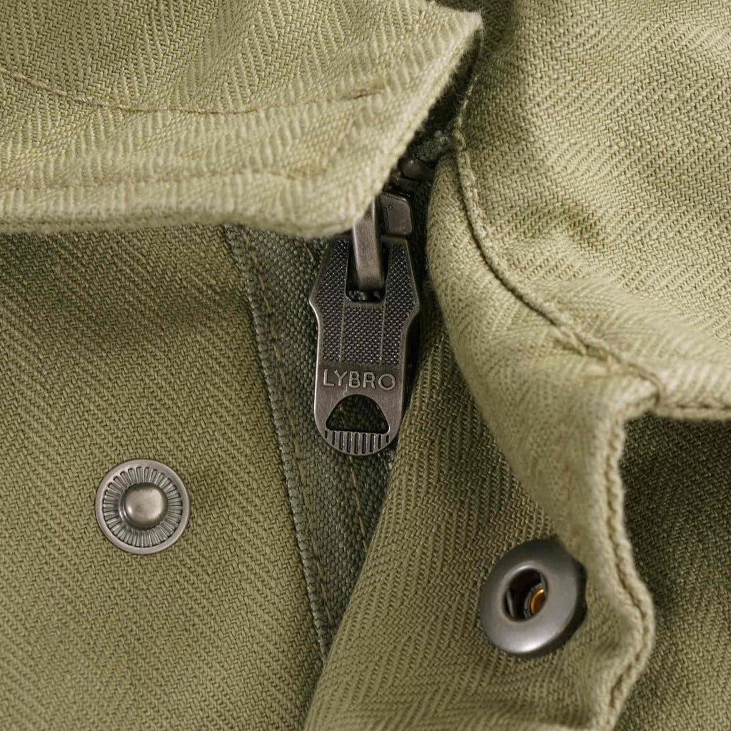 Zip Military Jacket - Green