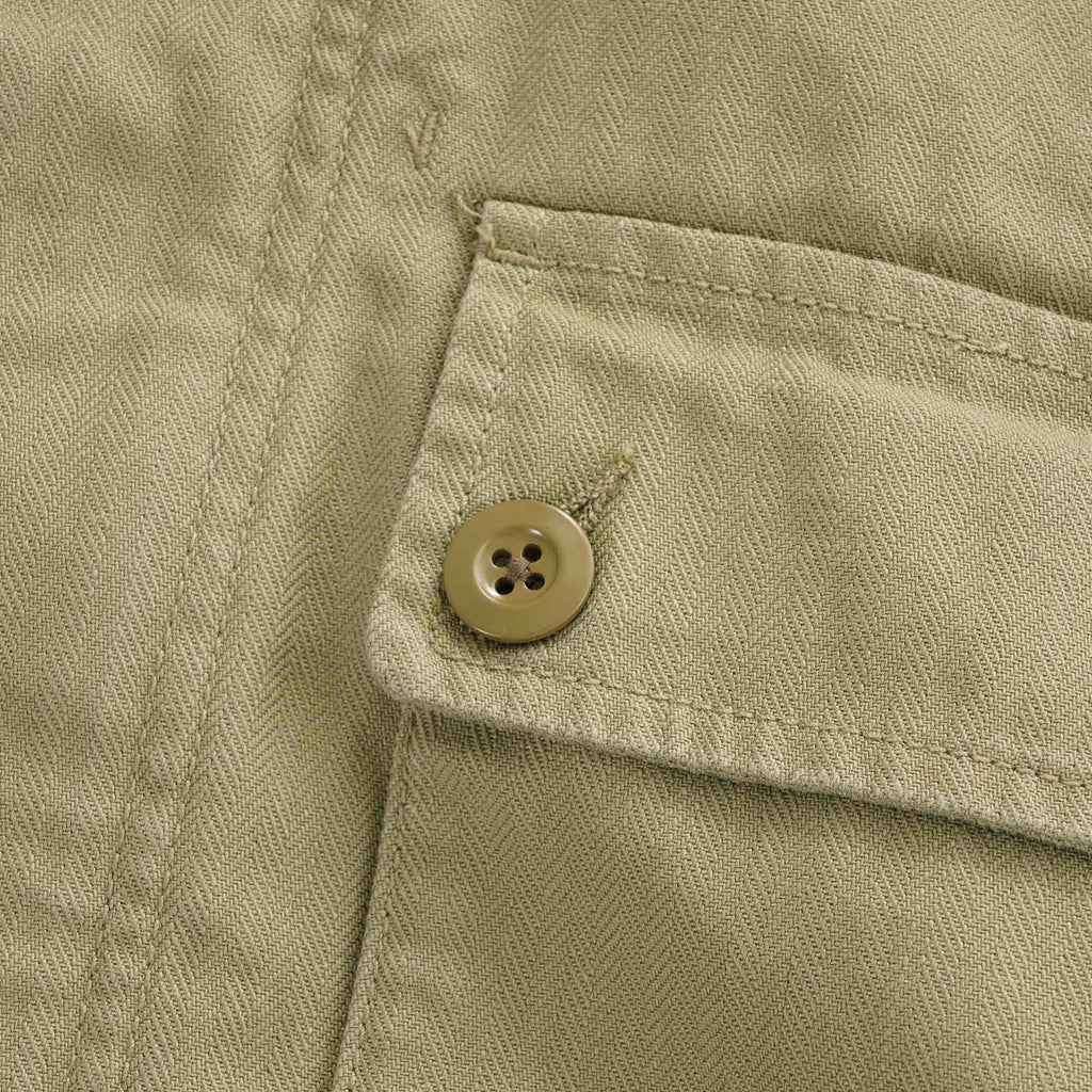 Zip Military Jacket - Green