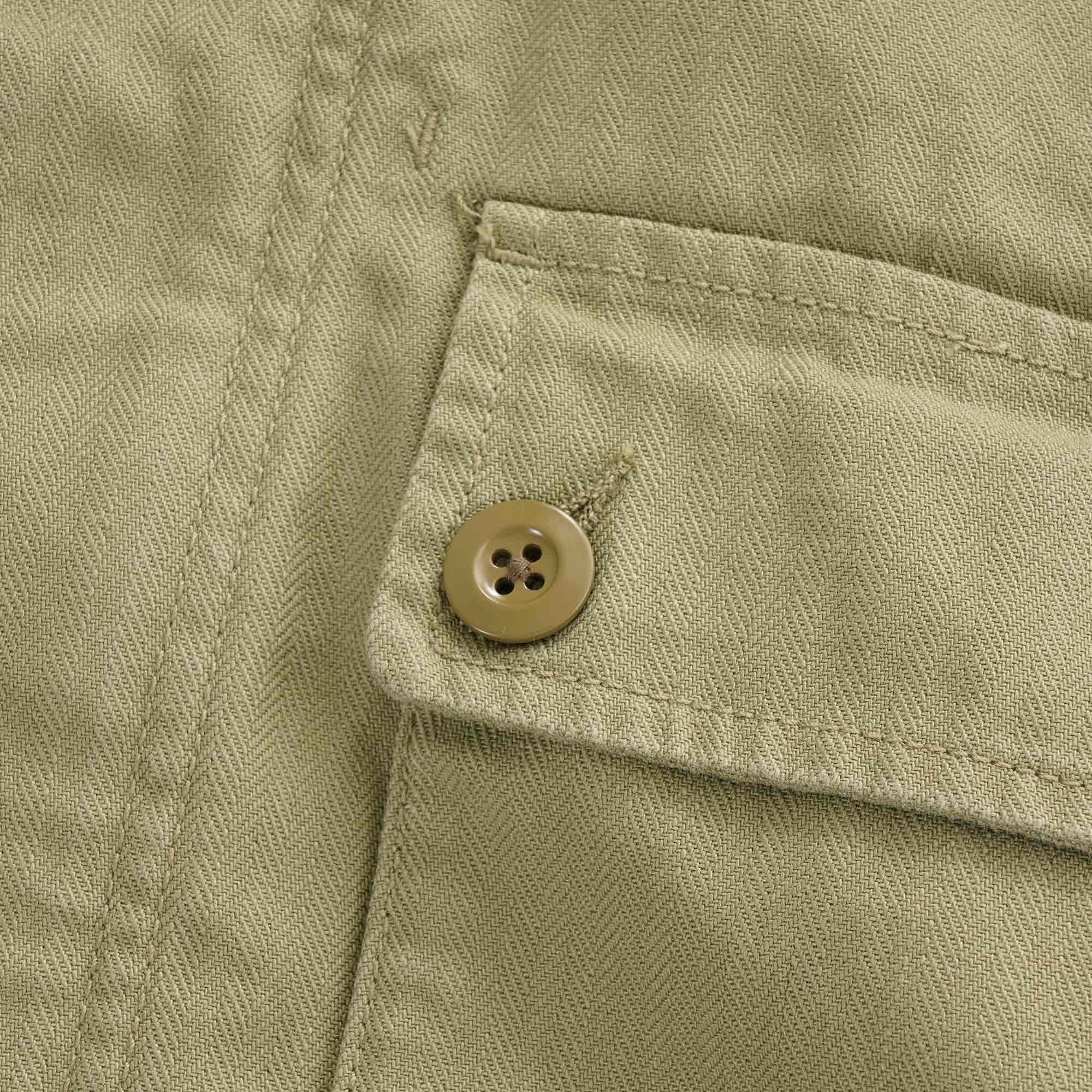 Zip Military Jacket - Green