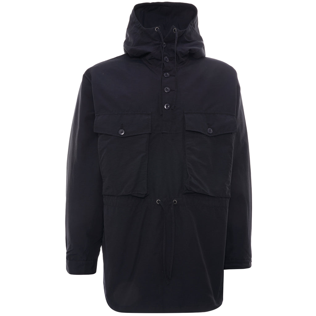 Track Smock - Black Navy