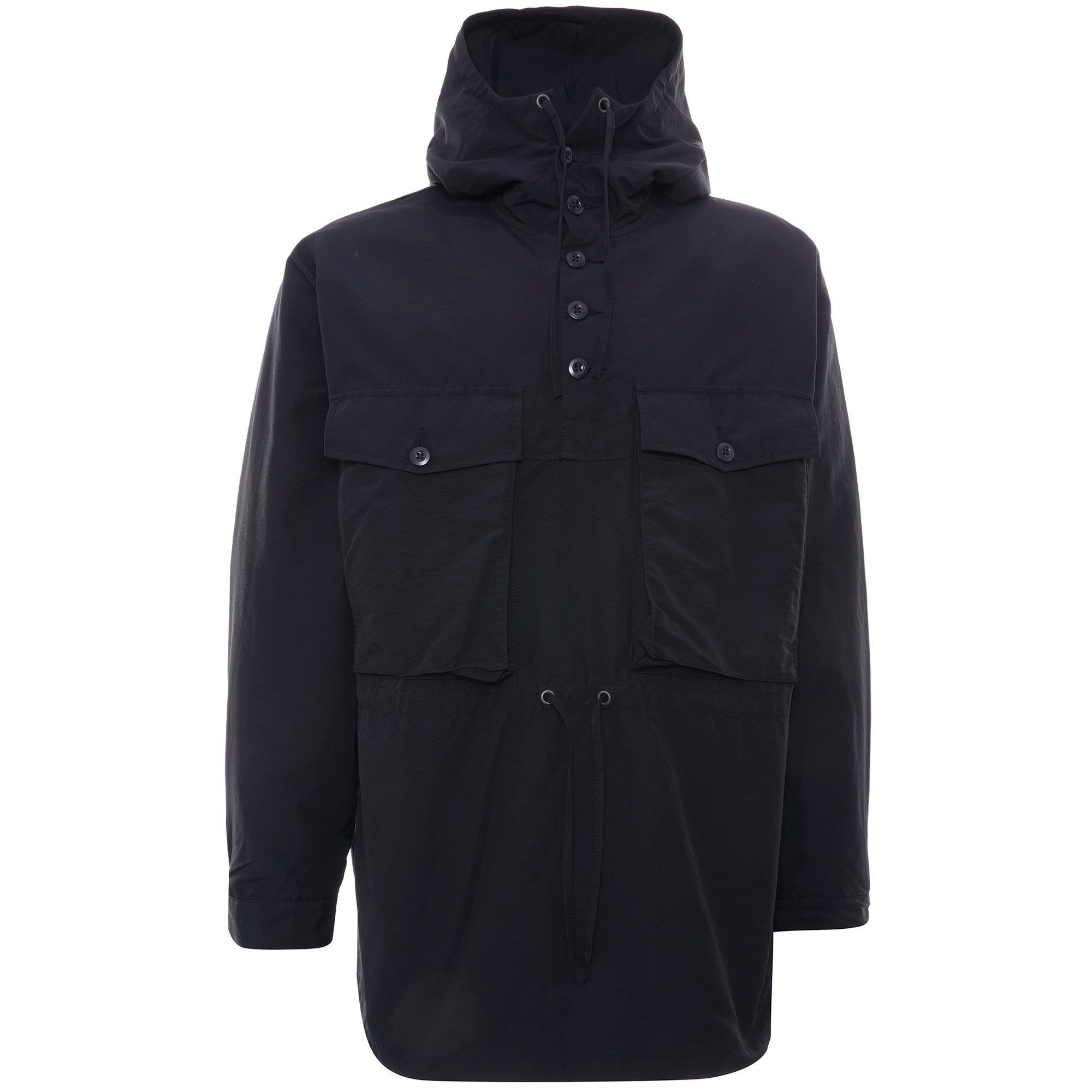 Track Smock - Black Navy
