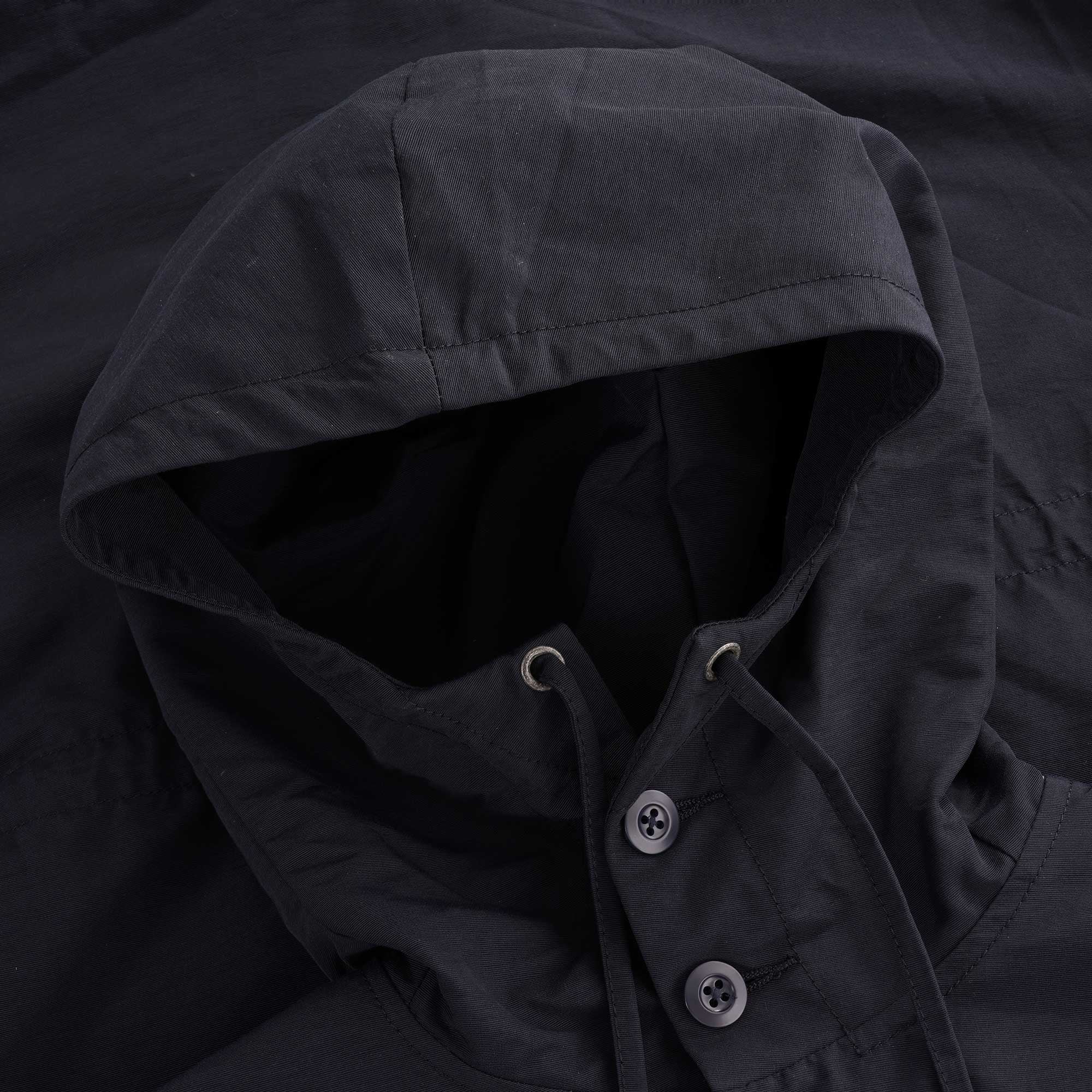 Track Smock - Black Navy