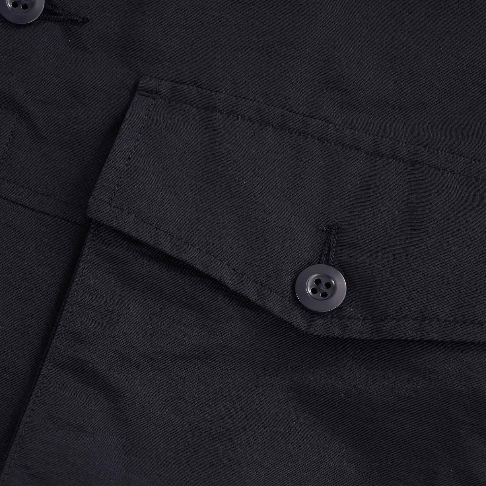 Track Smock - Black Navy