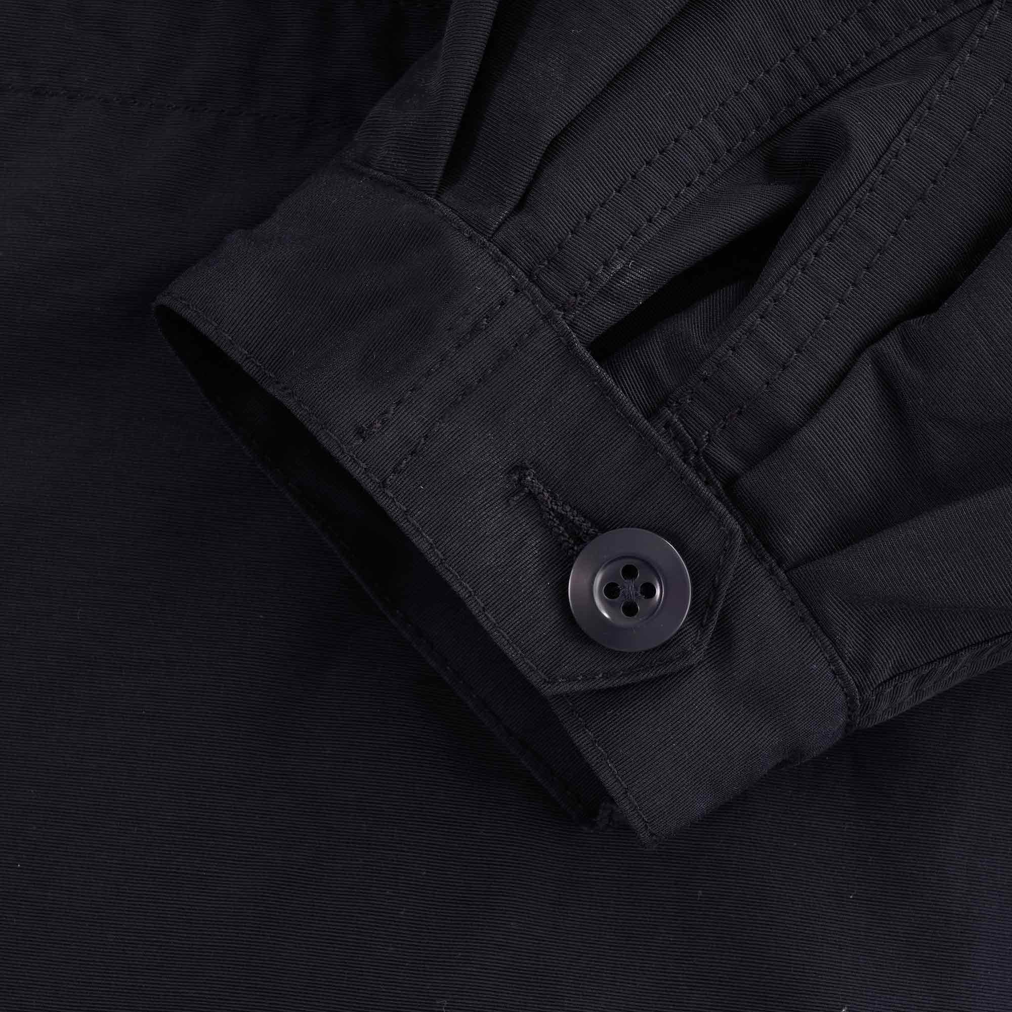 Track Smock - Black Navy