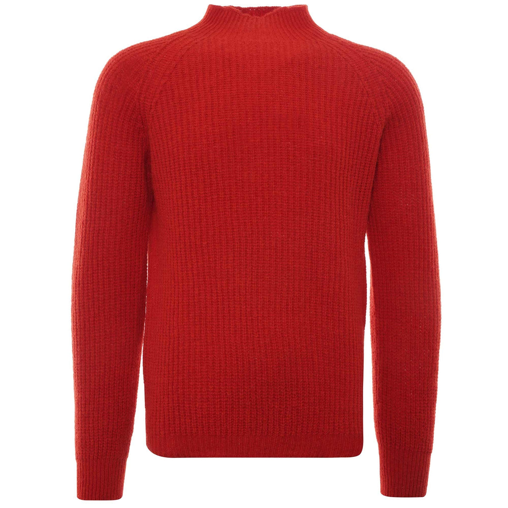 Open Uni Knit Jumper - Red