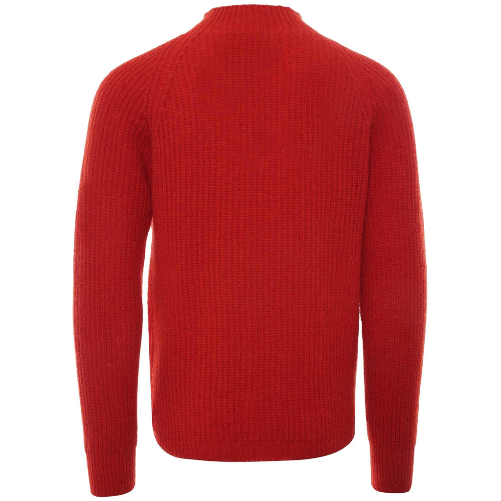 Open Uni Knit Jumper - Red