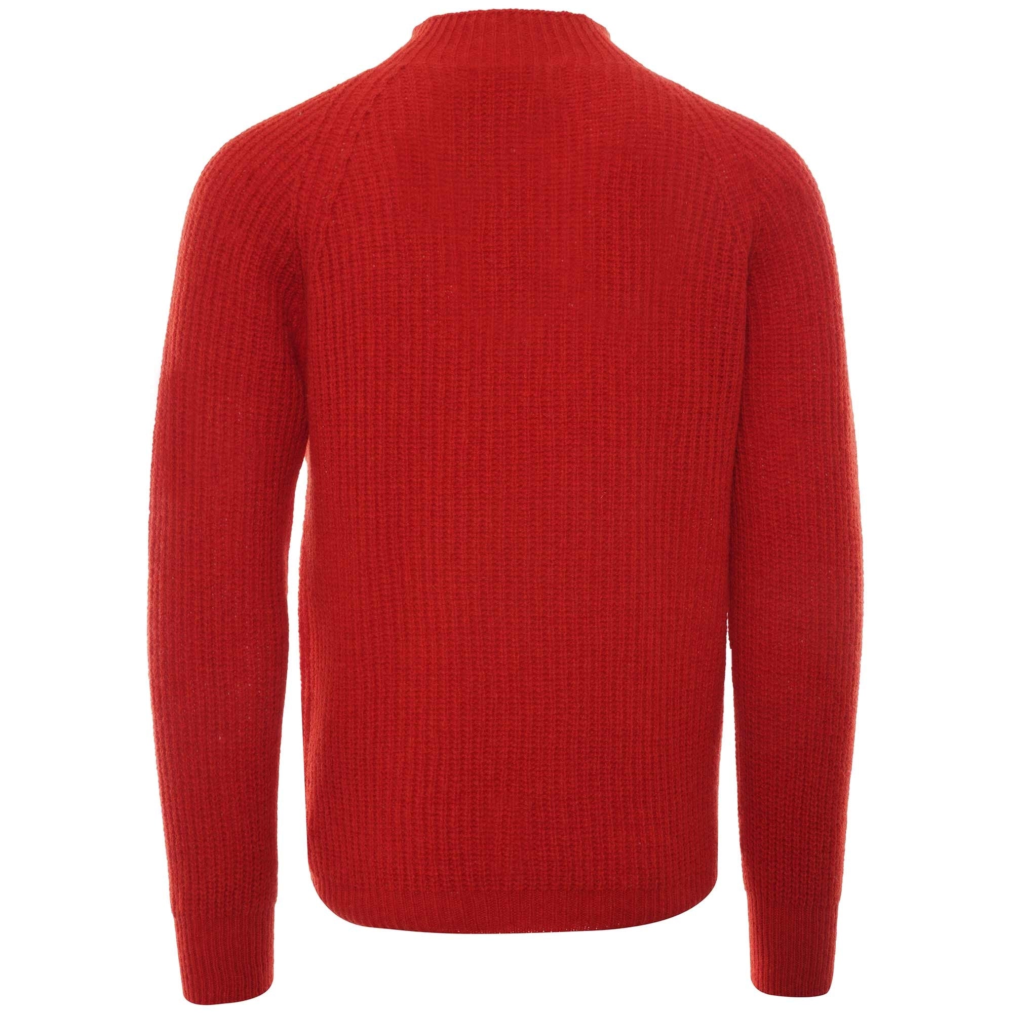 Open Uni Knit Jumper - Red
