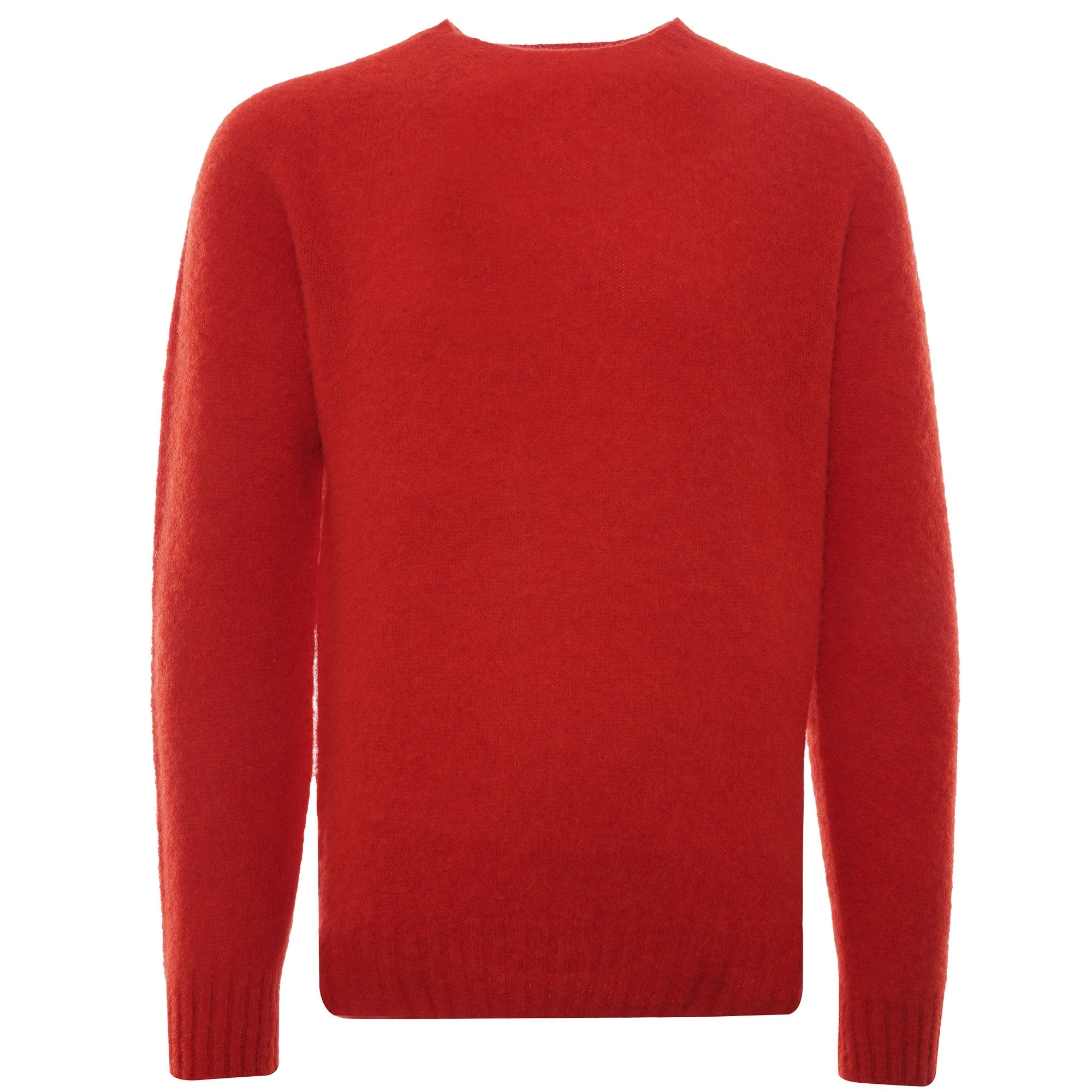 Suedehead Crew Neck Jumper - Red