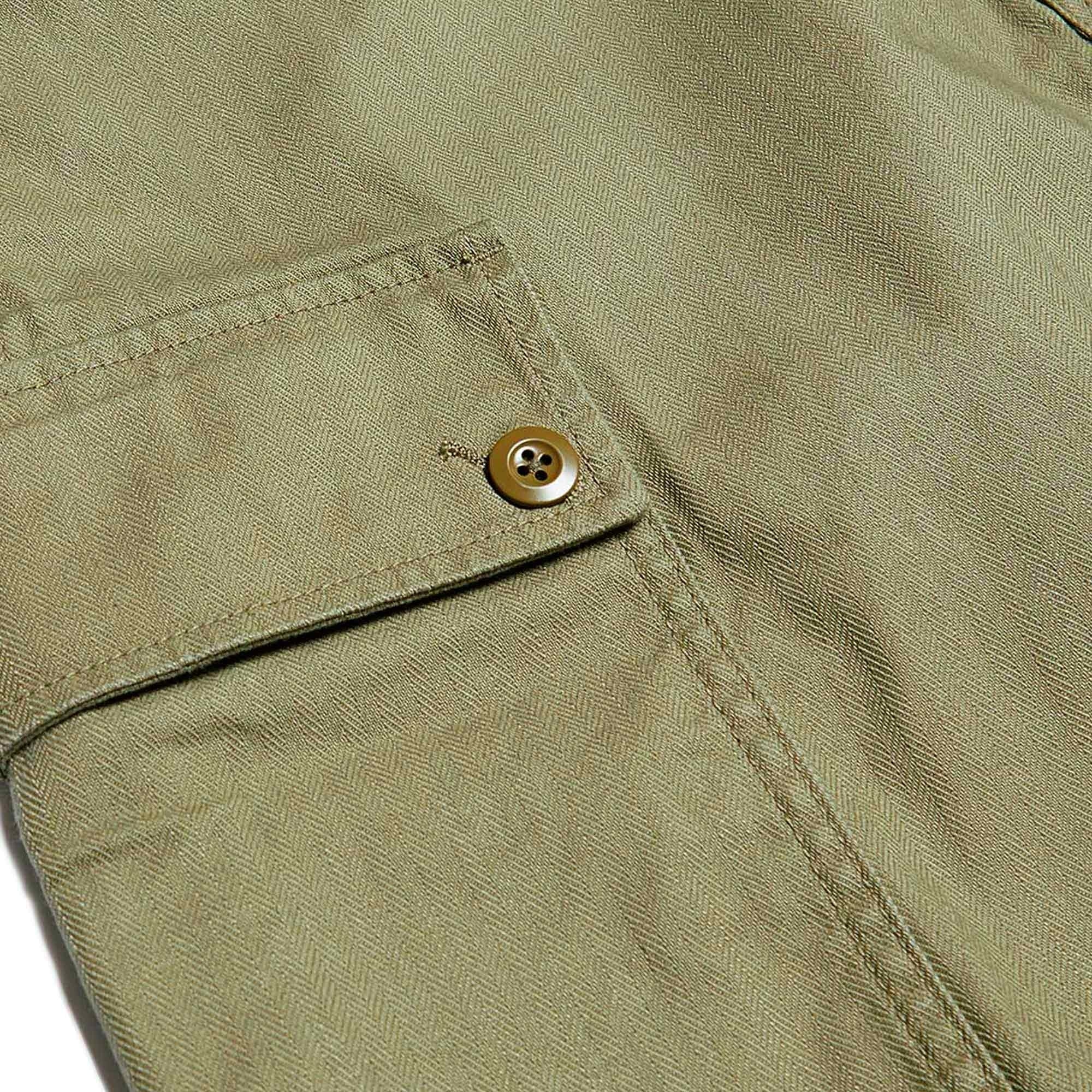 Dutch Pant Cotton Herringbone Twill - US Green