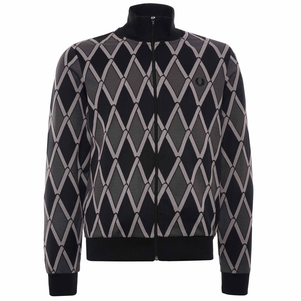 Harlequin Track Jacket - Black