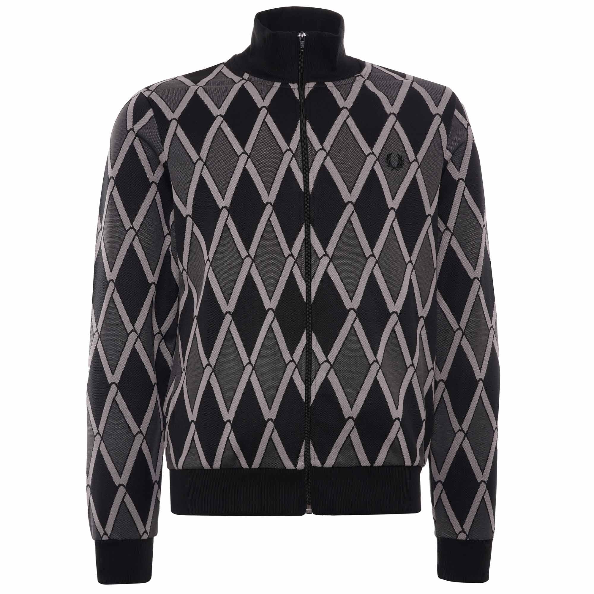 Harlequin Track Jacket - Black