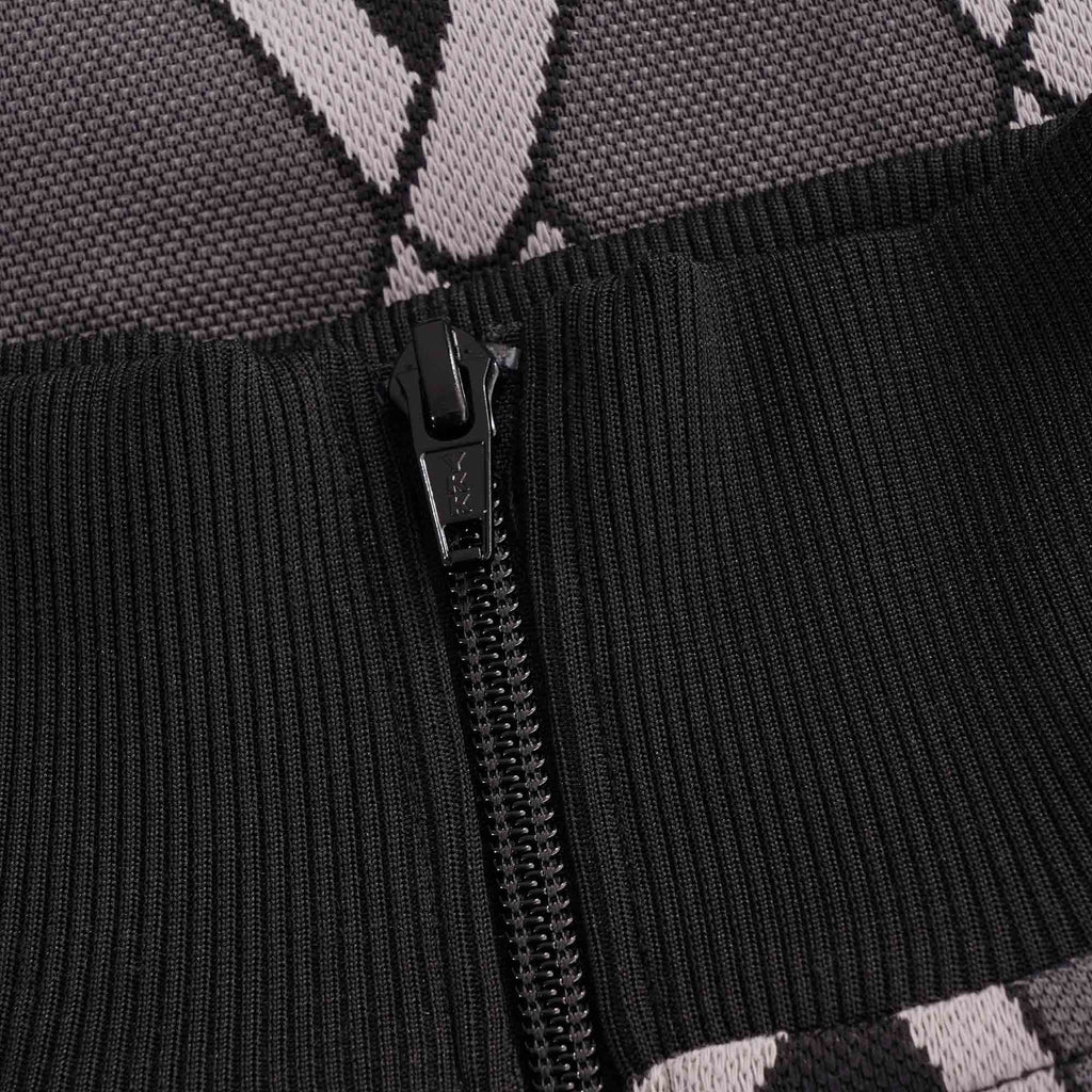 Harlequin Track Jacket - Black