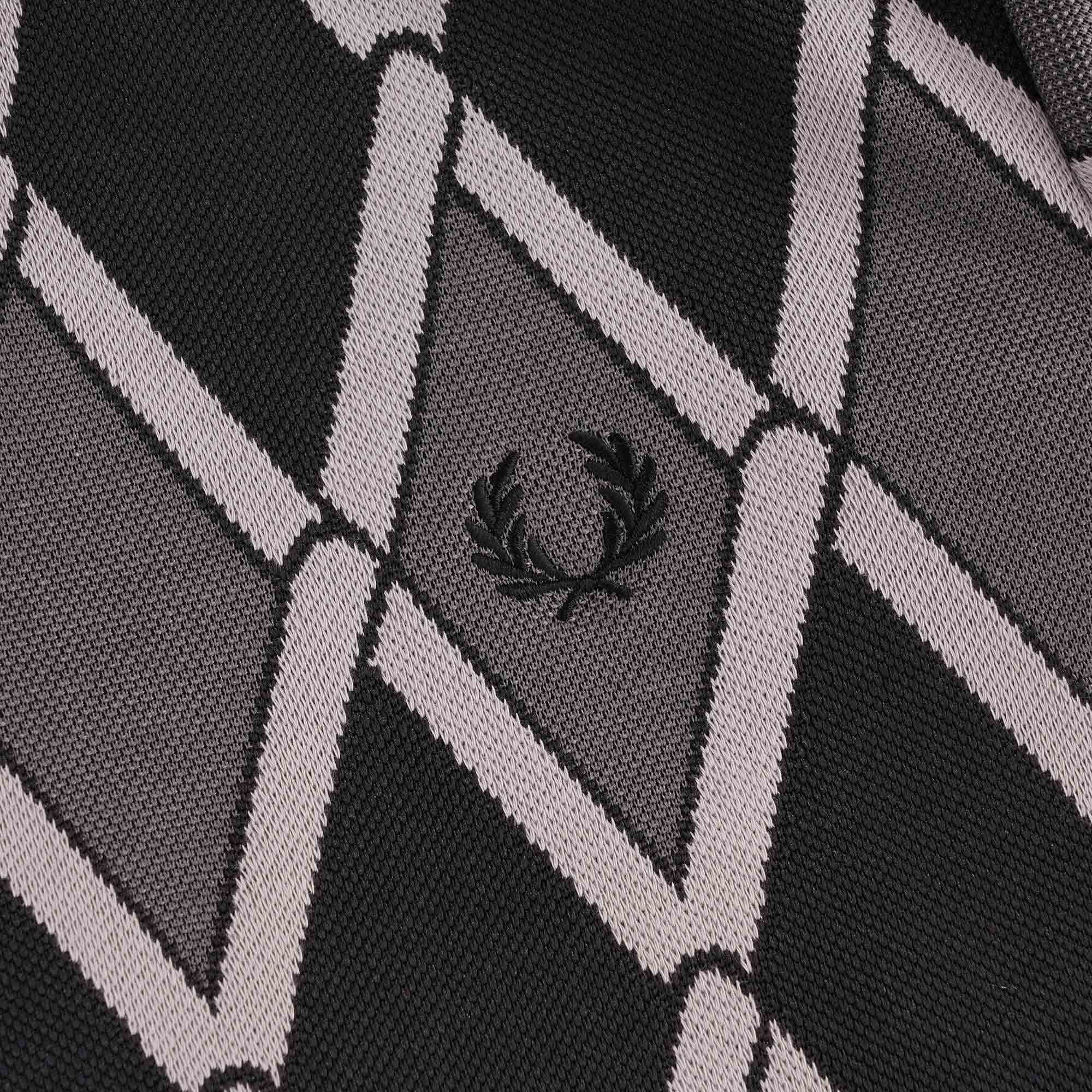 Harlequin Track Jacket - Black