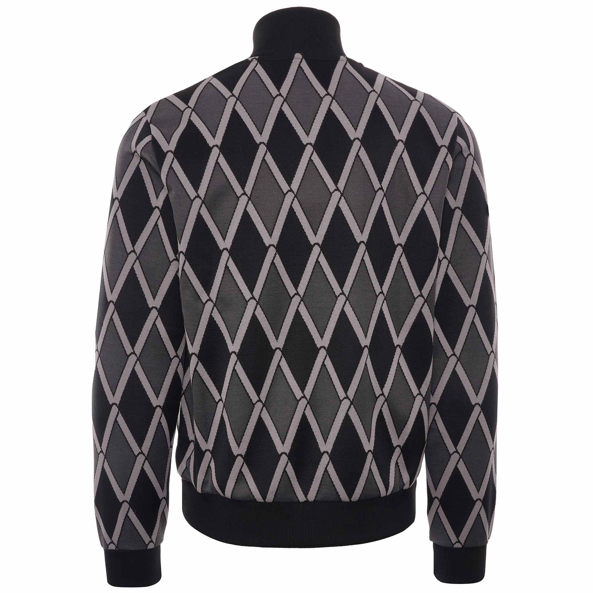 Harlequin Track Jacket - Black