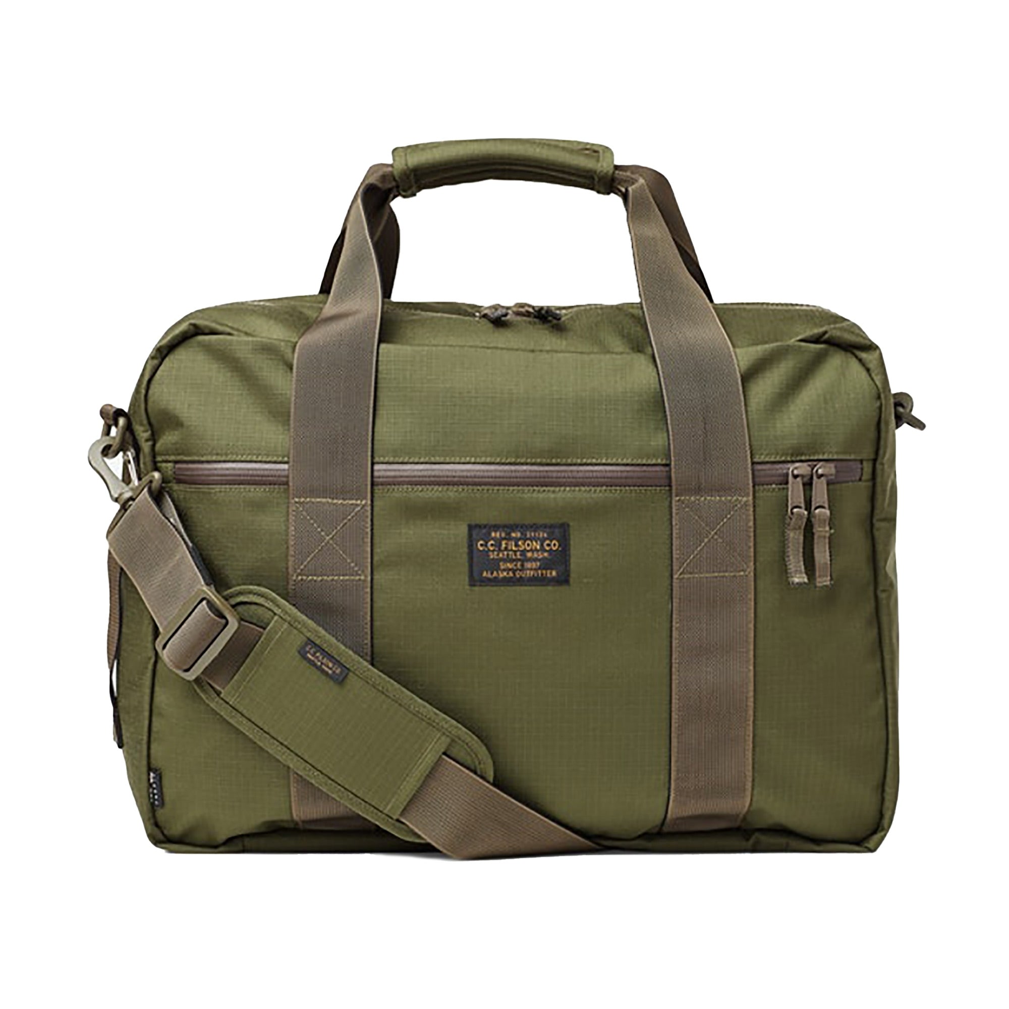 Ripstop Nylon Pullman - Otter Green