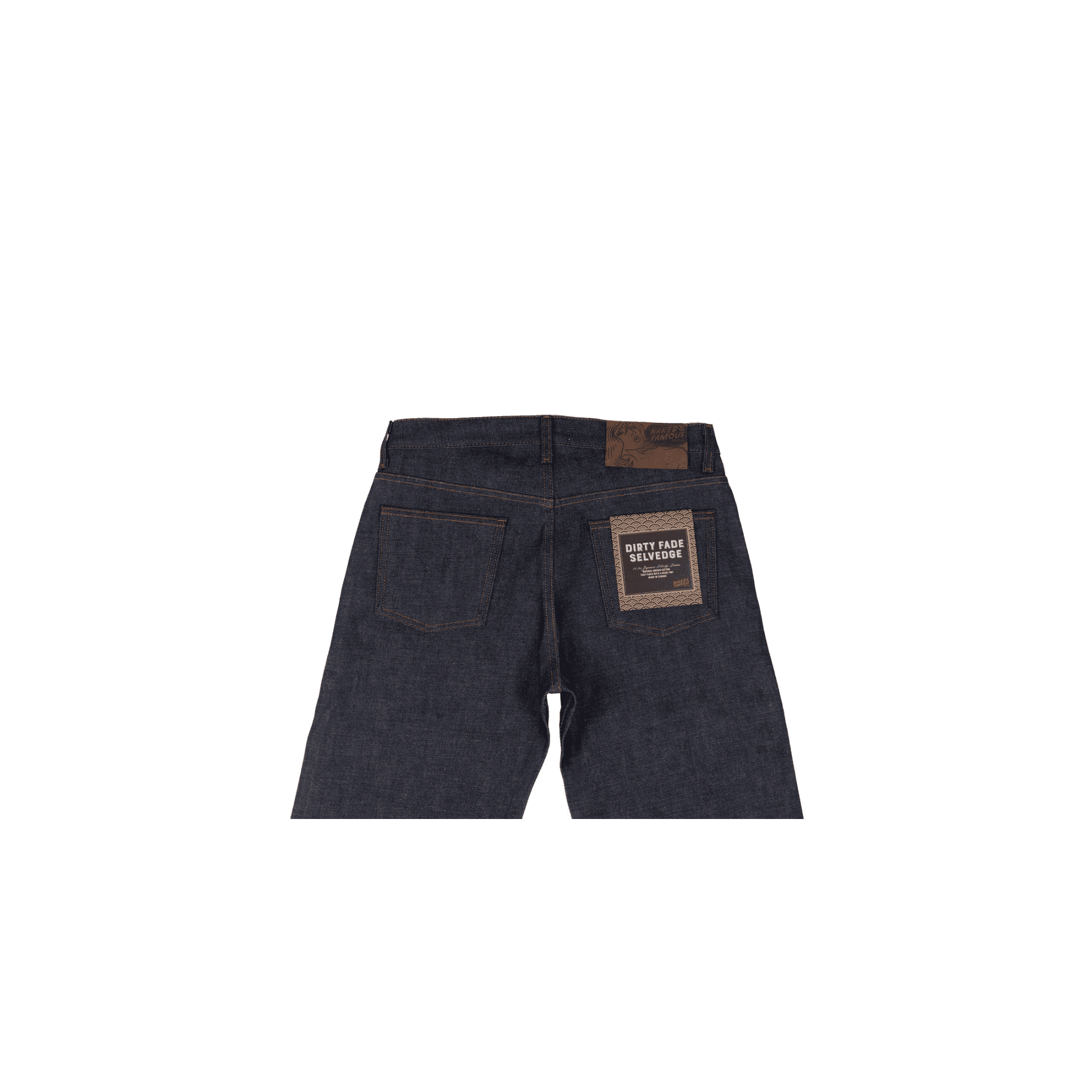 Weird Guy Dirty Fade Denim Jeans - Indigo