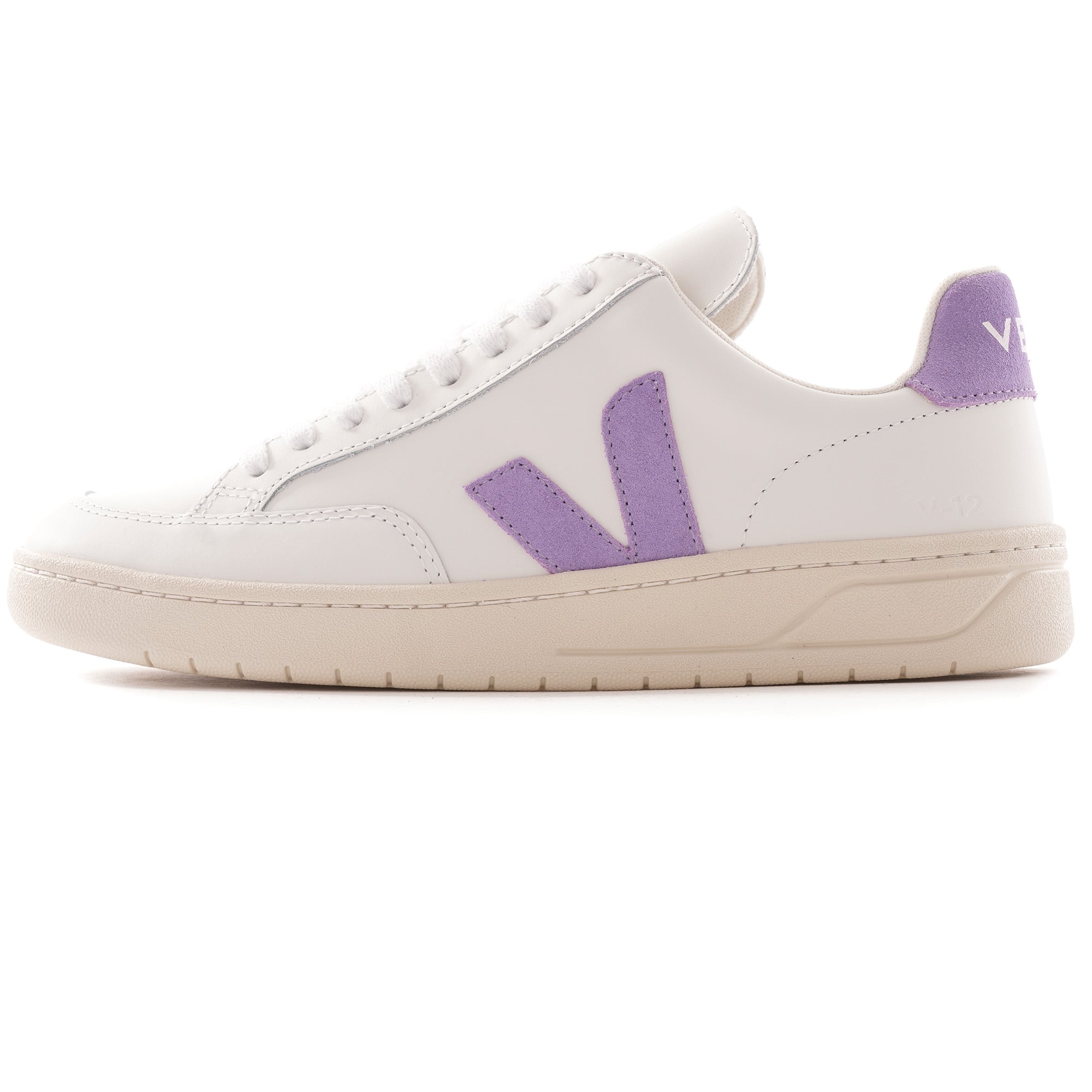 Womens V-12 Leather - Extra White/Lavender