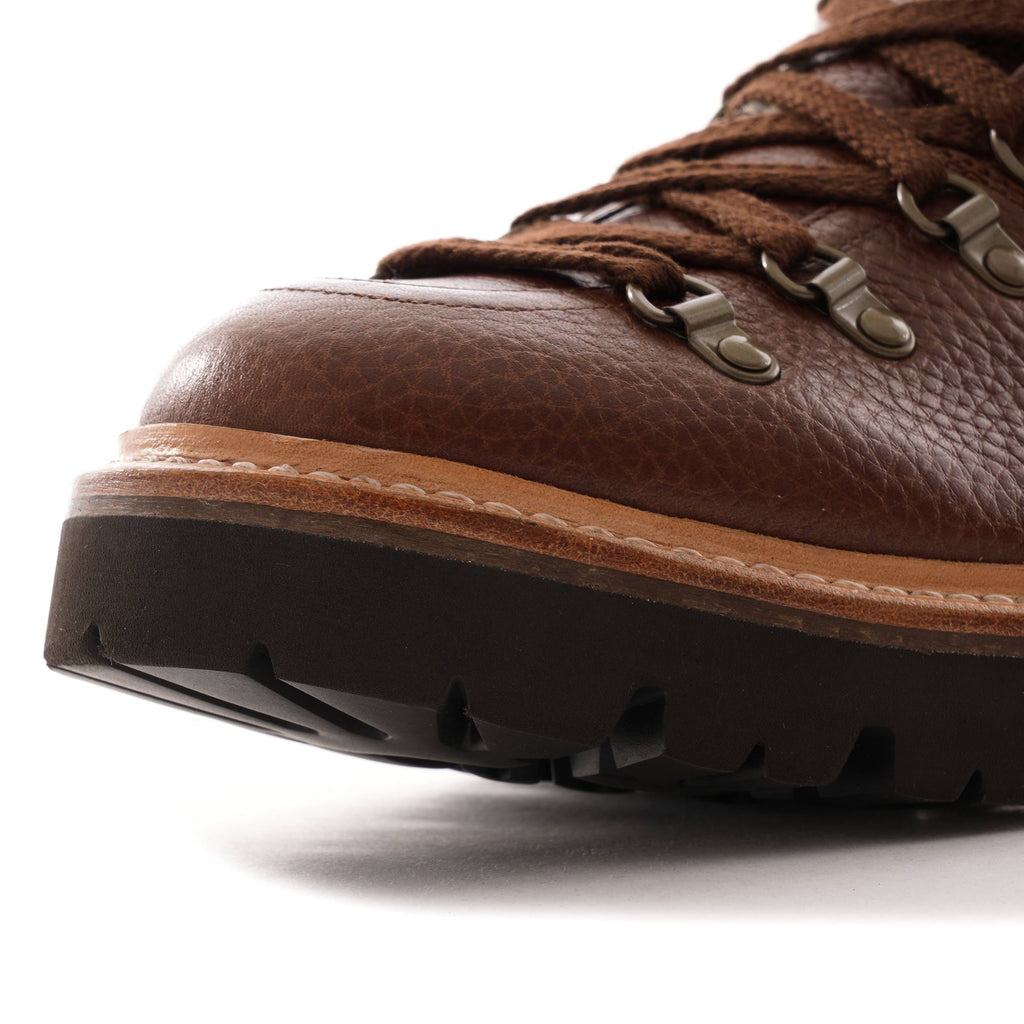 Brady Grain Leather Boot - Tan