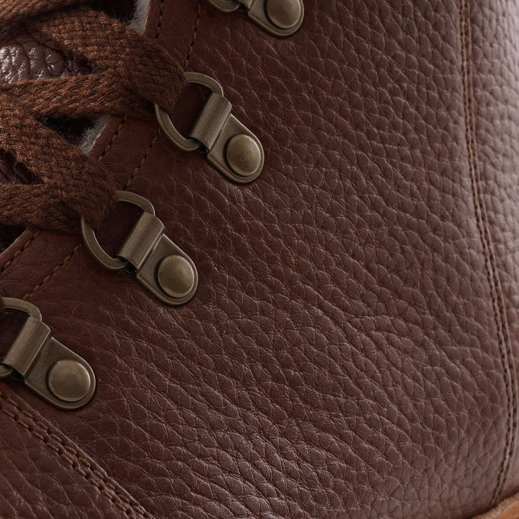 Brady Grain Leather Boot - Tan