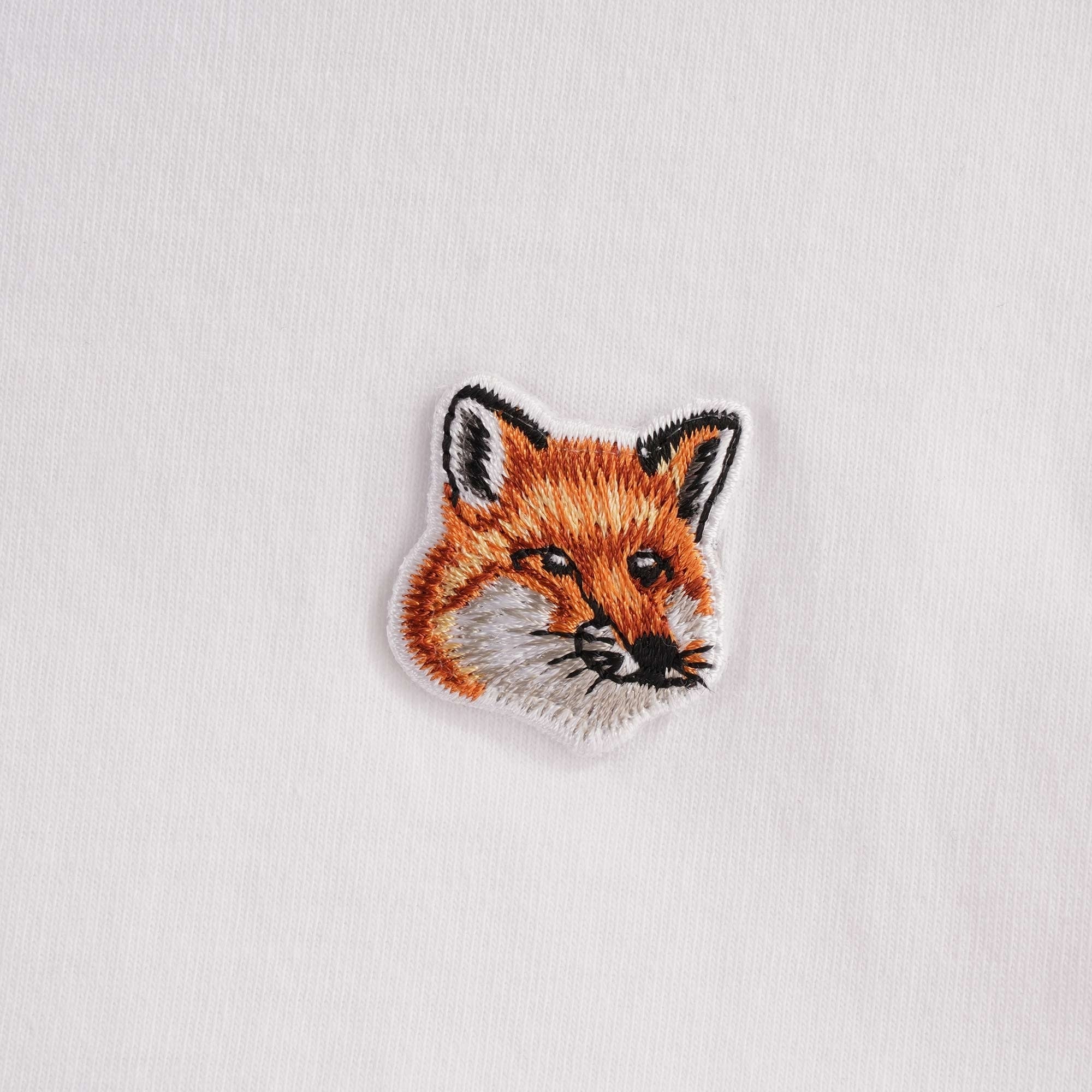 Maison Kitsune Fox Head Patch T-Shirt - White – Stuarts London