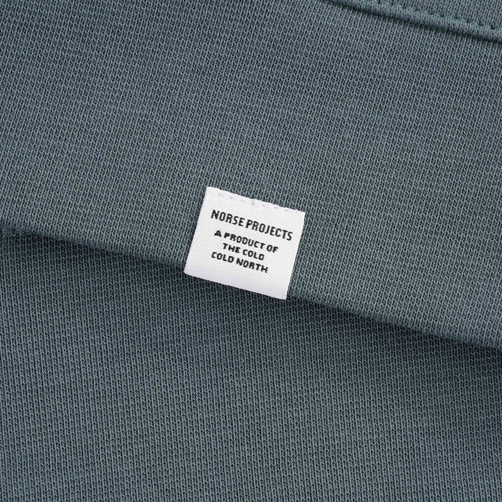 Vagn Classic Hooded Sweatshirt - Mineral Blue