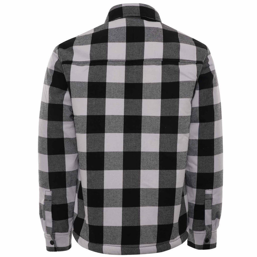 Sherpa Lined Sacramento Shirt - Black/White