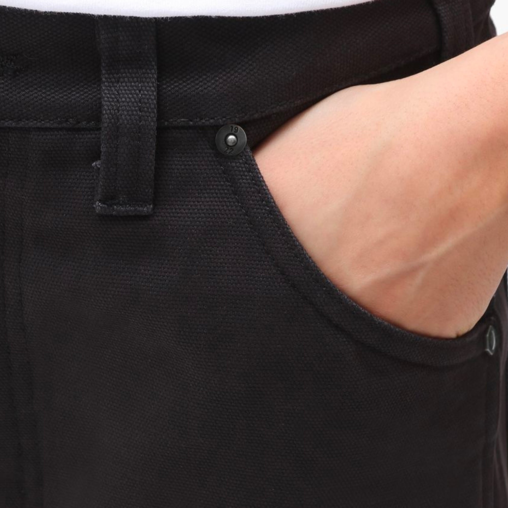 Duck Canvas Carpenter Pant - Black