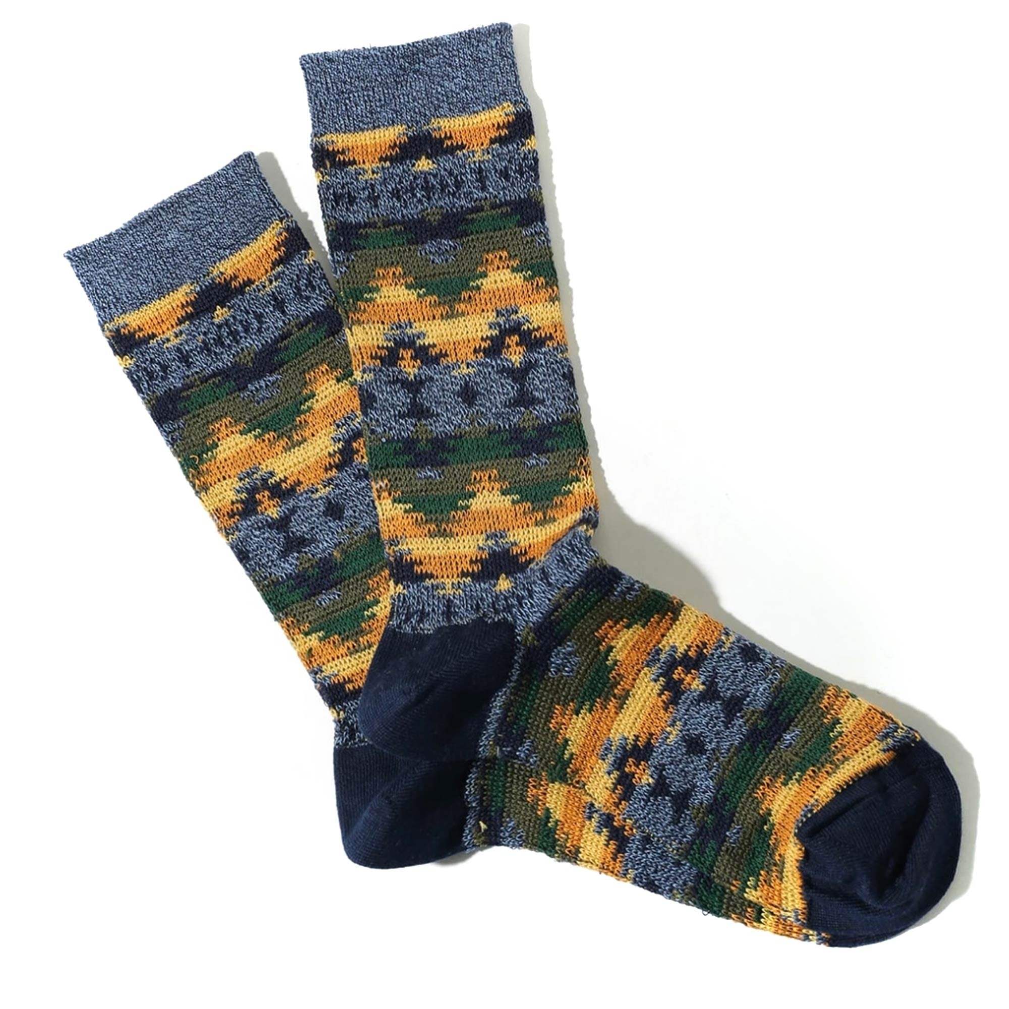 Wigwam JQ Crew Sock - Navy