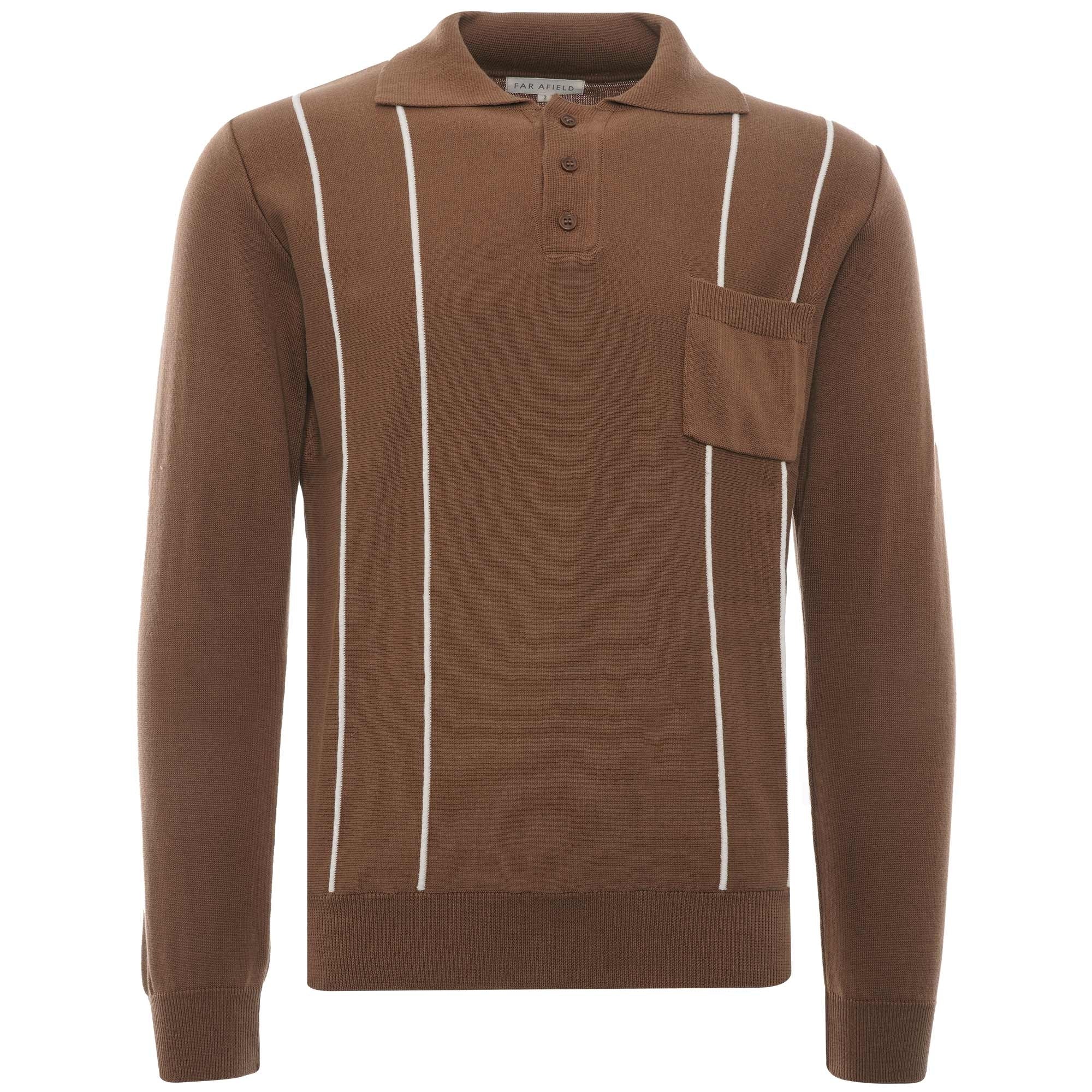 Alfaro Long Sleeve Polo - Rawhide