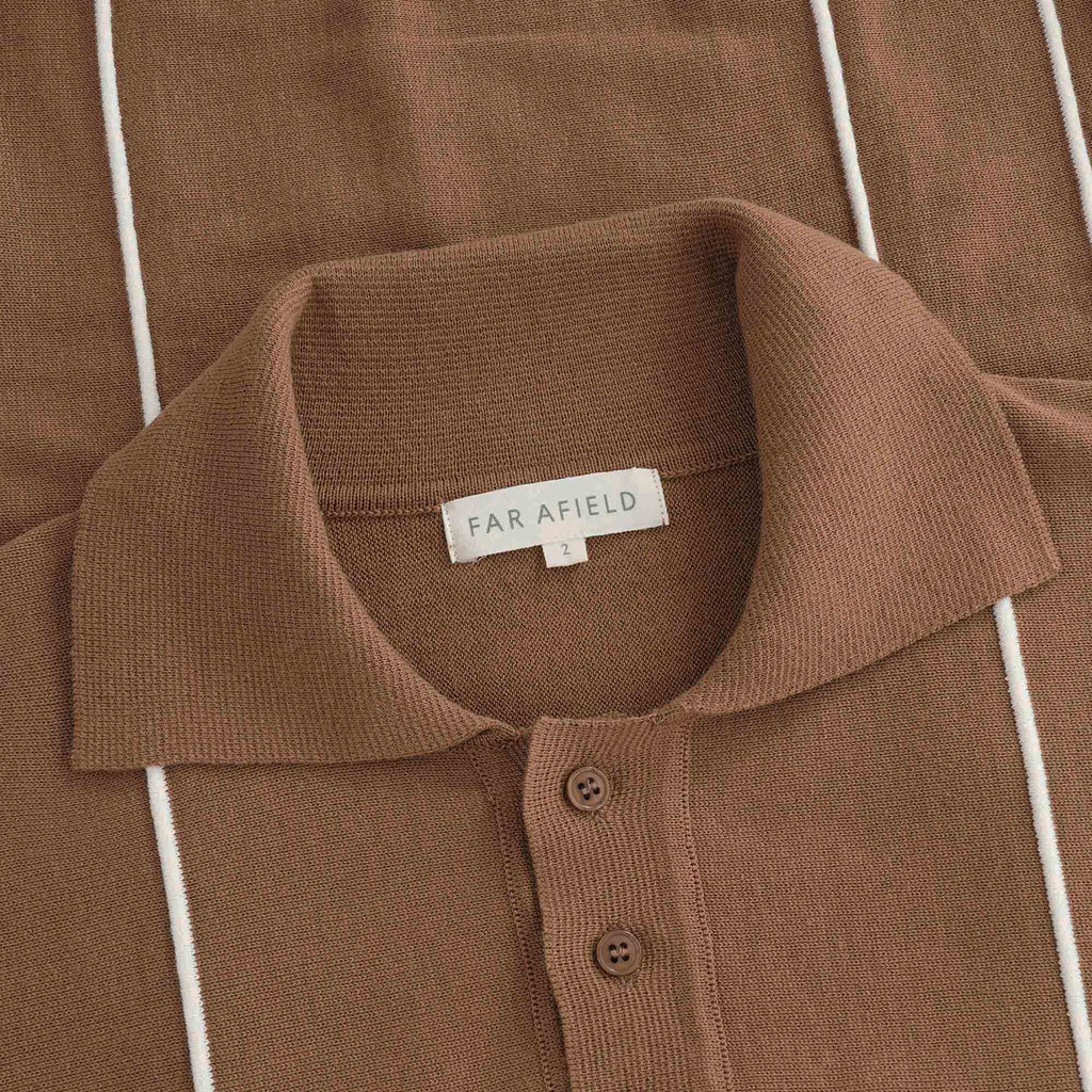 Alfaro Long Sleeve Polo - Rawhide