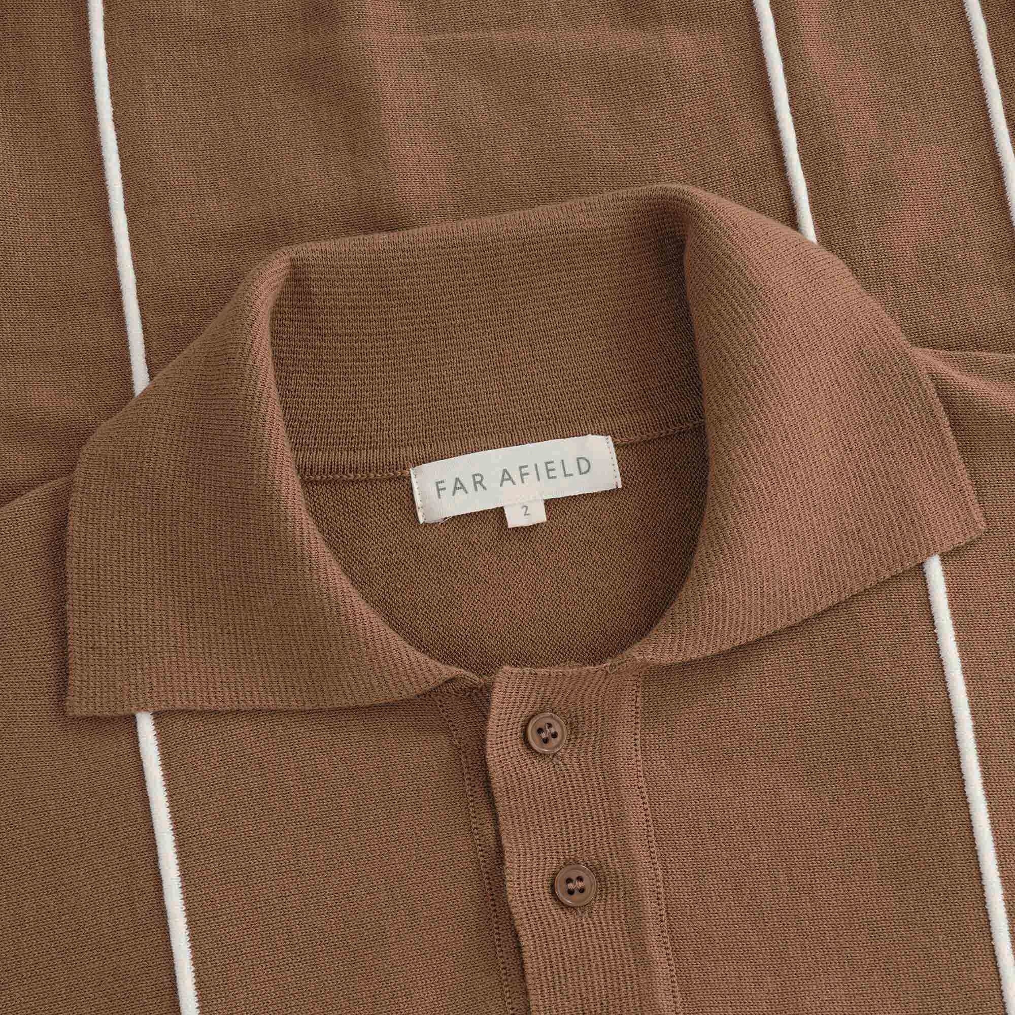 Alfaro Long Sleeve Polo - Rawhide