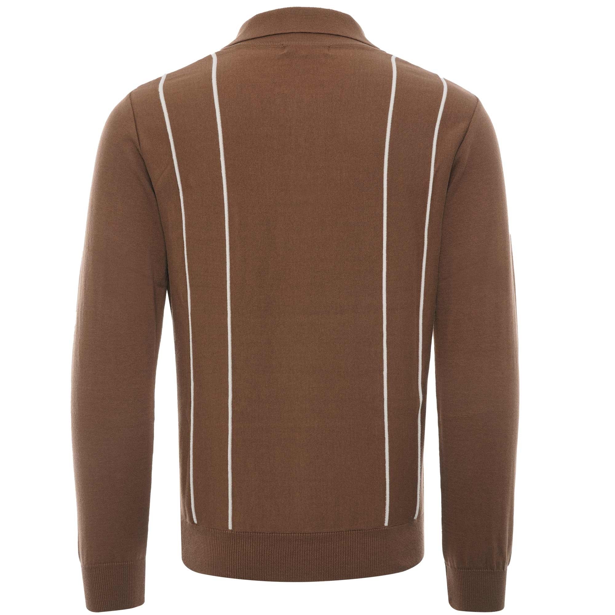 Alfaro Long Sleeve Polo - Rawhide
