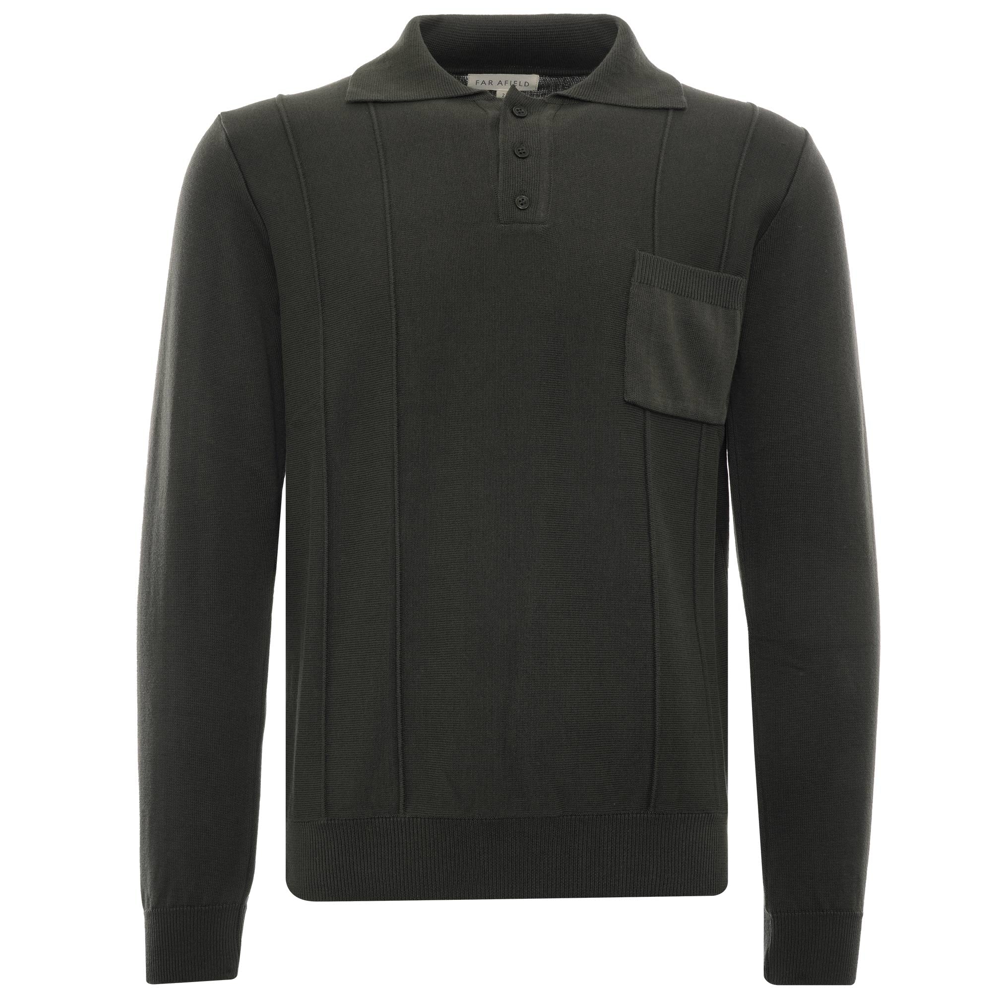 Marlow Long Sleeve Polo - Beluga