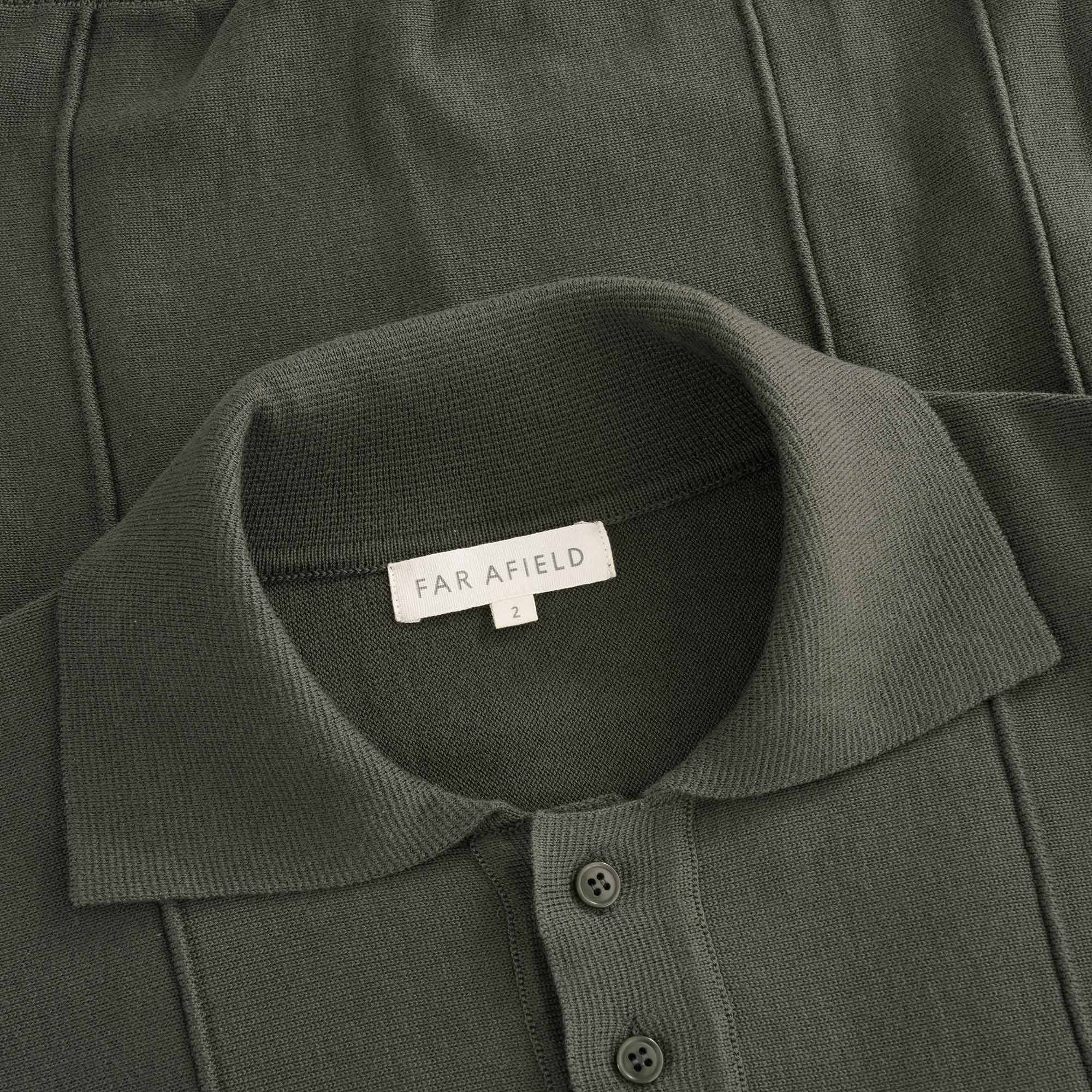 Marlow Long Sleeve Polo - Beluga