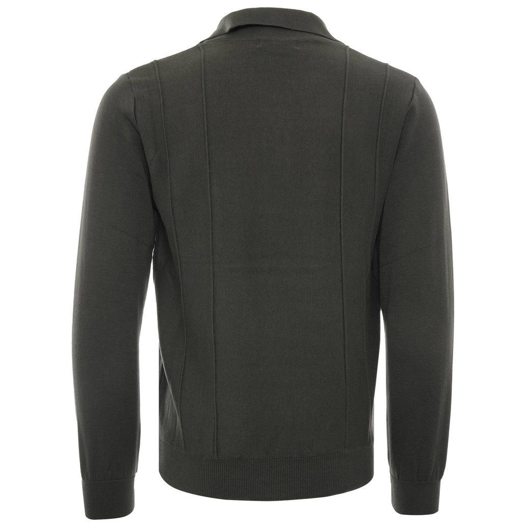 Marlow Long Sleeve Polo - Beluga