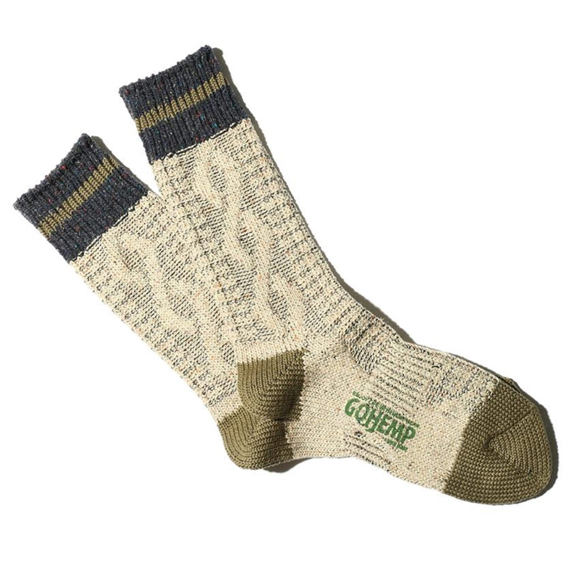 Gohemp Cable Stripe Crew - Multi