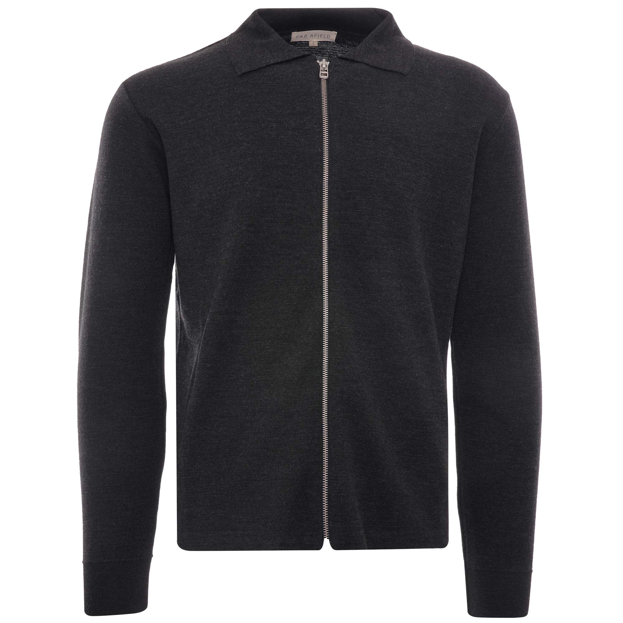Alexsey Zipper Cardigan - Beluga