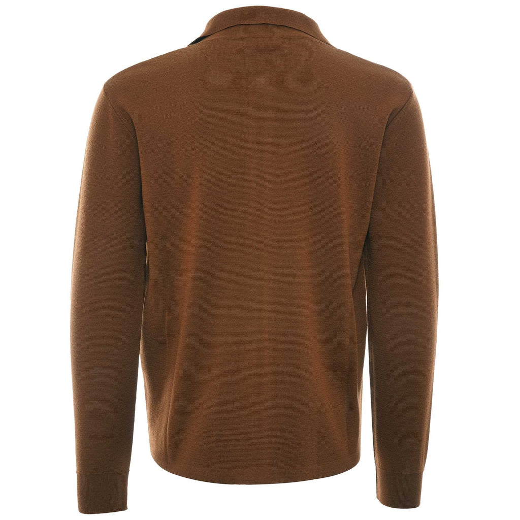 Alexsey Zipper Cardigan - Rawhide