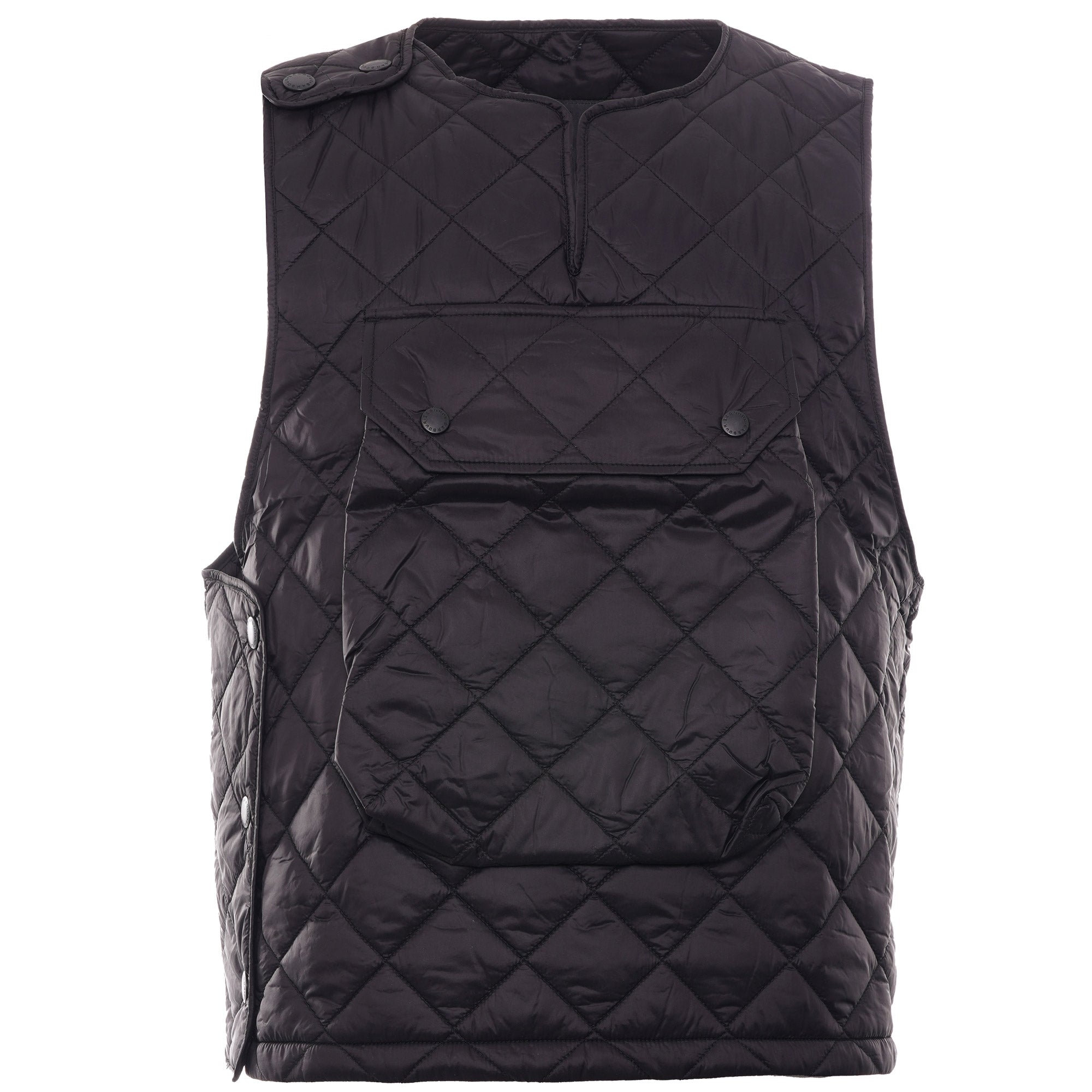 x Engineered Garments Pop Quilted Vest - Black