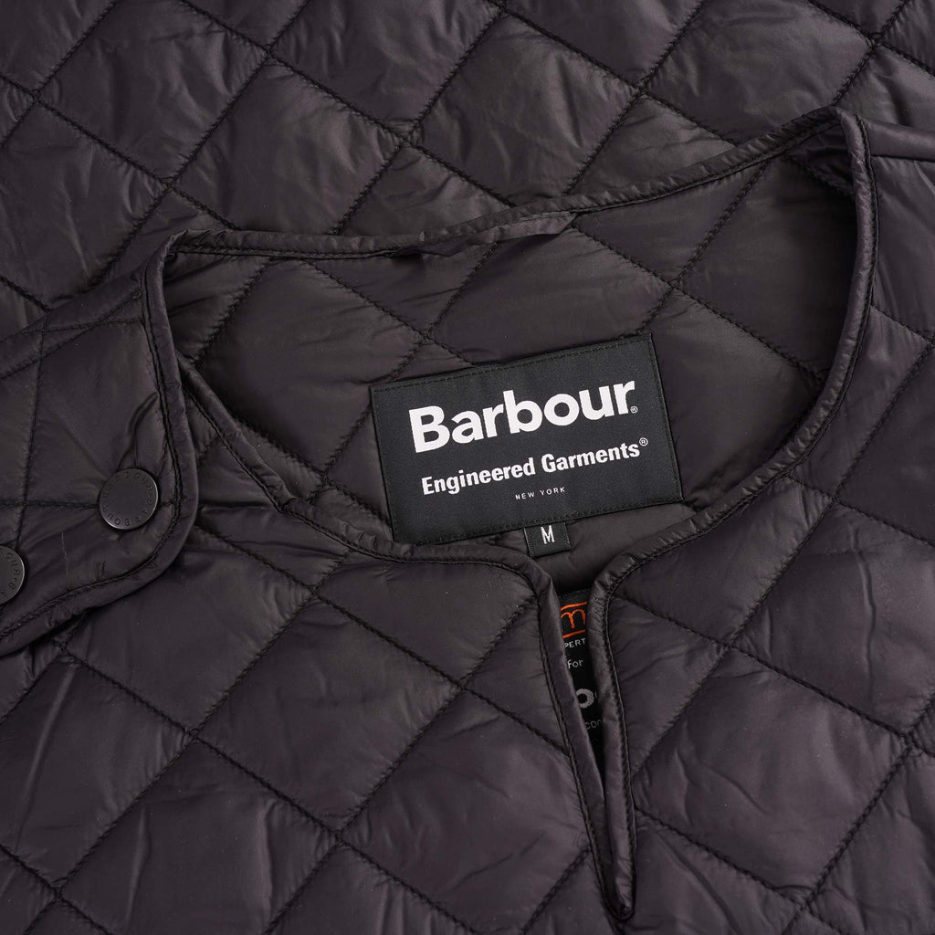 x Engineered Garments Pop Quilted Vest - Black
