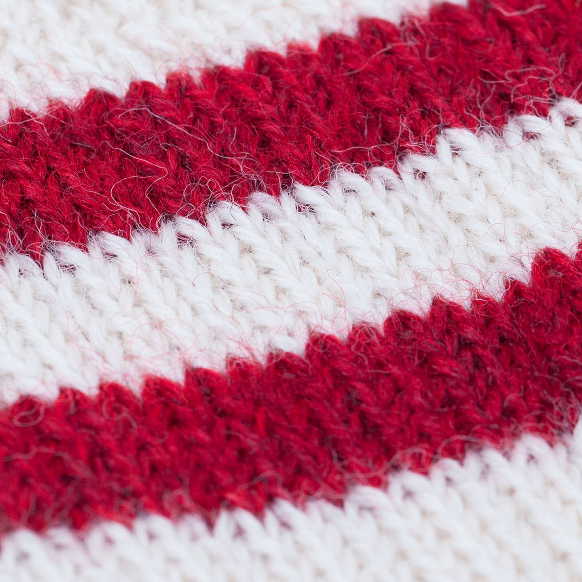 Retro Sport Socks Striped - Natural/Red