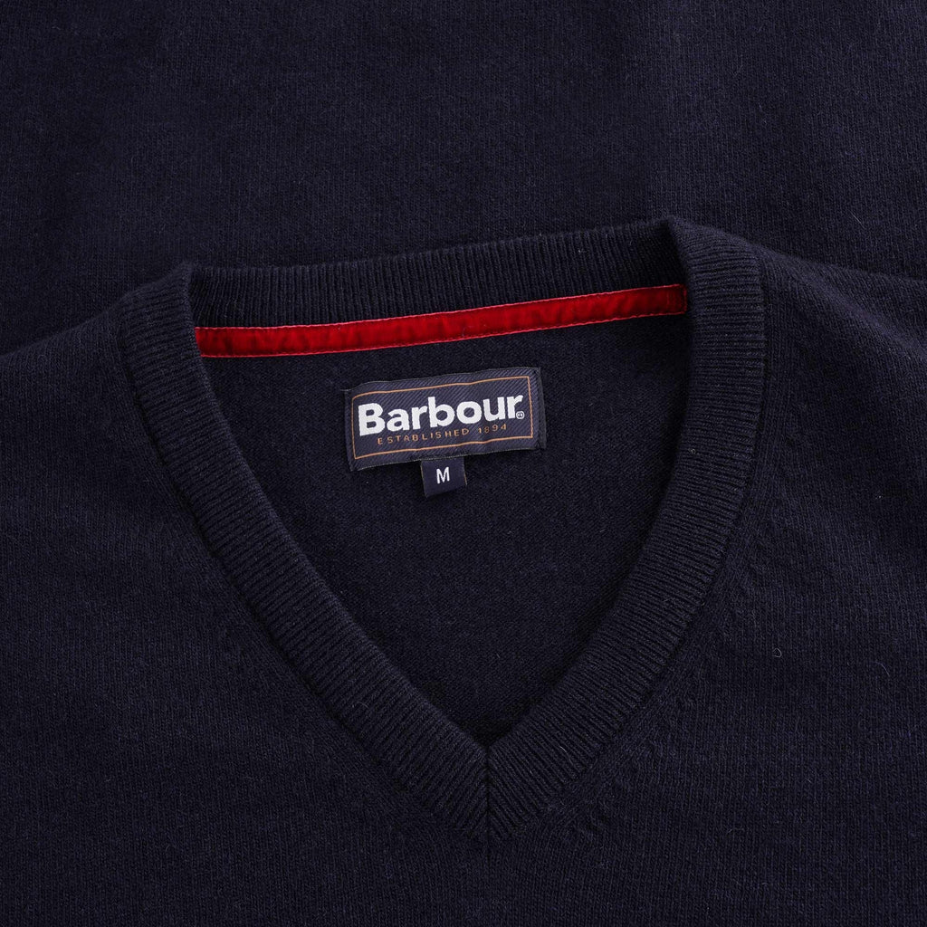 Harrow V Neck Sweater - Navy