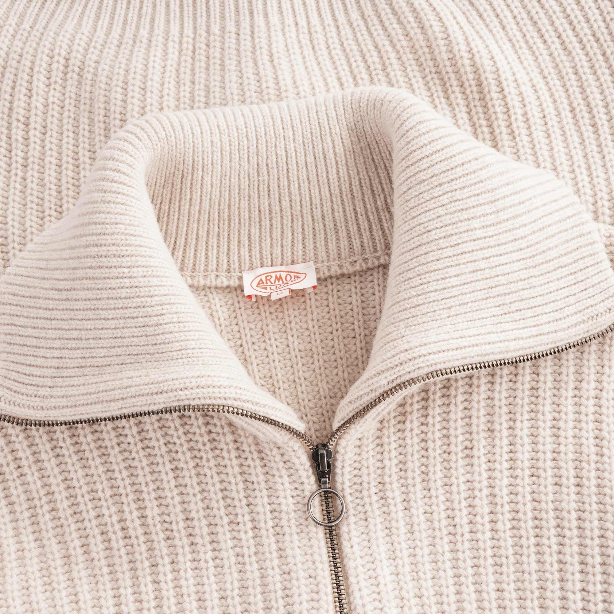 Ribbed Cardigan - Beige