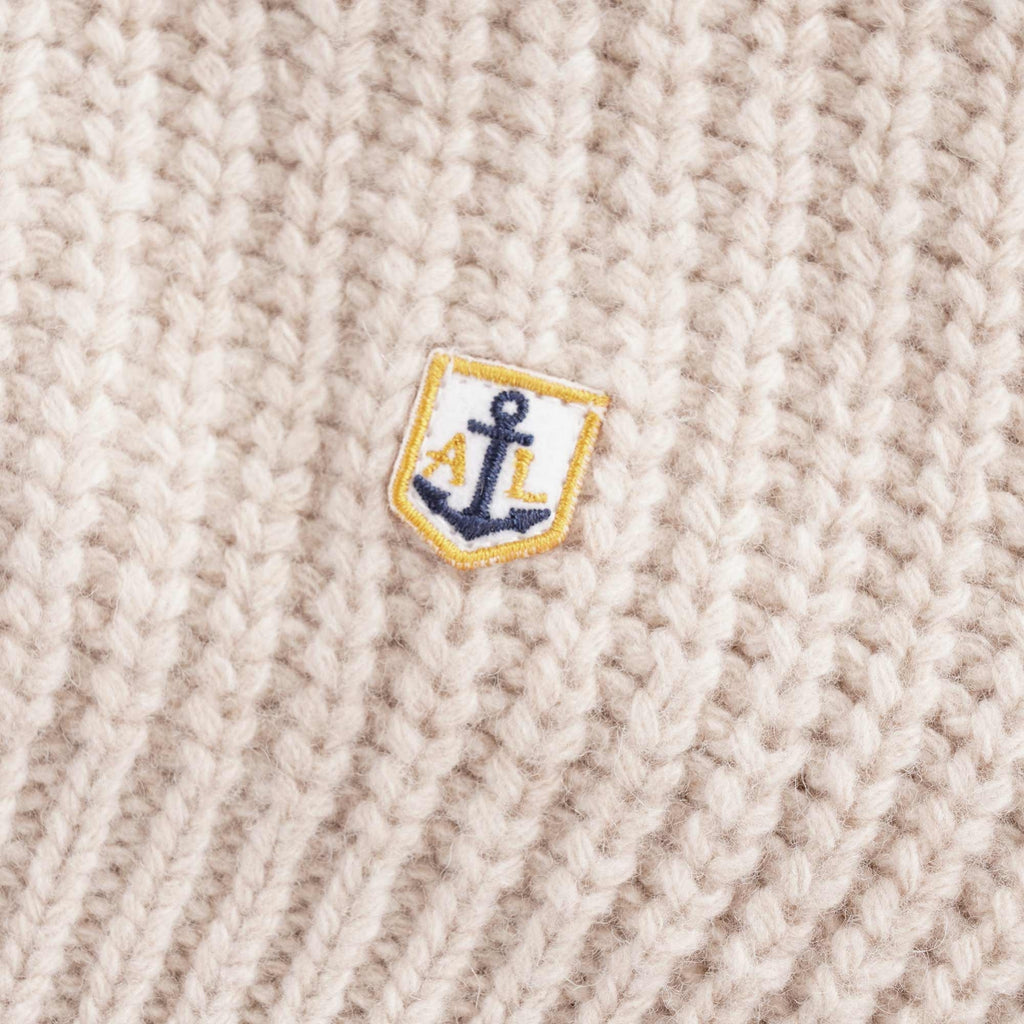 Ribbed Cardigan - Beige