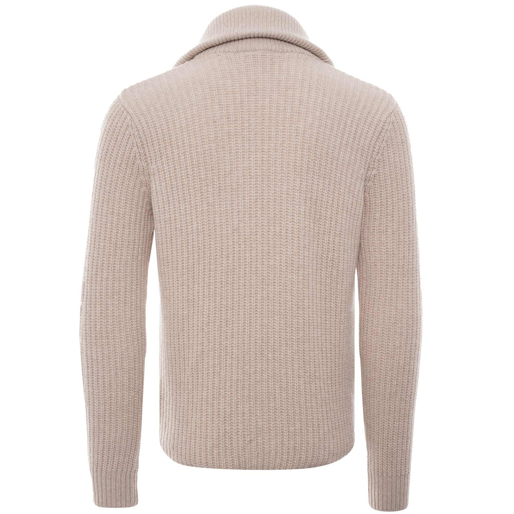 Ribbed Cardigan - Beige