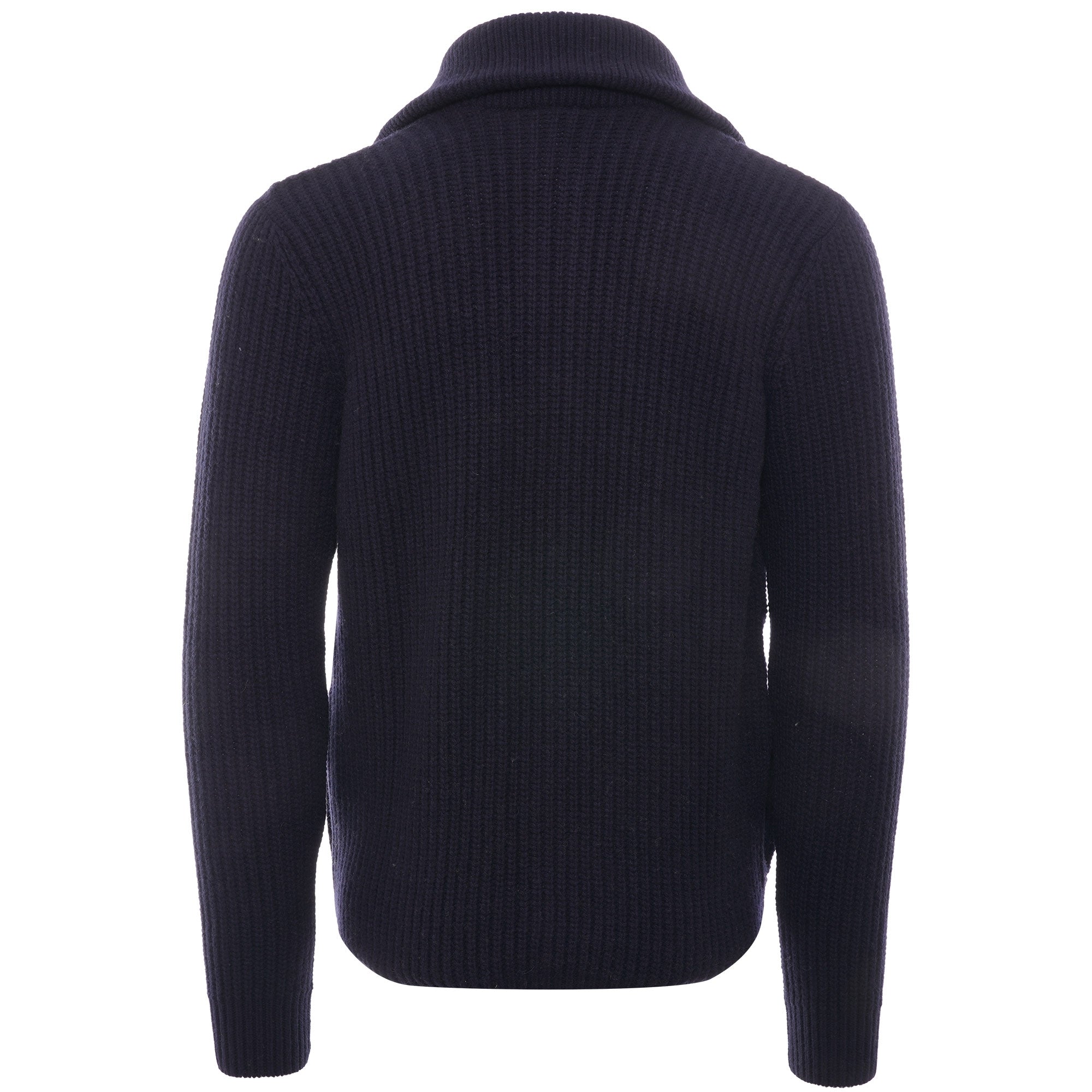 Ribbed Cardigan - Navy