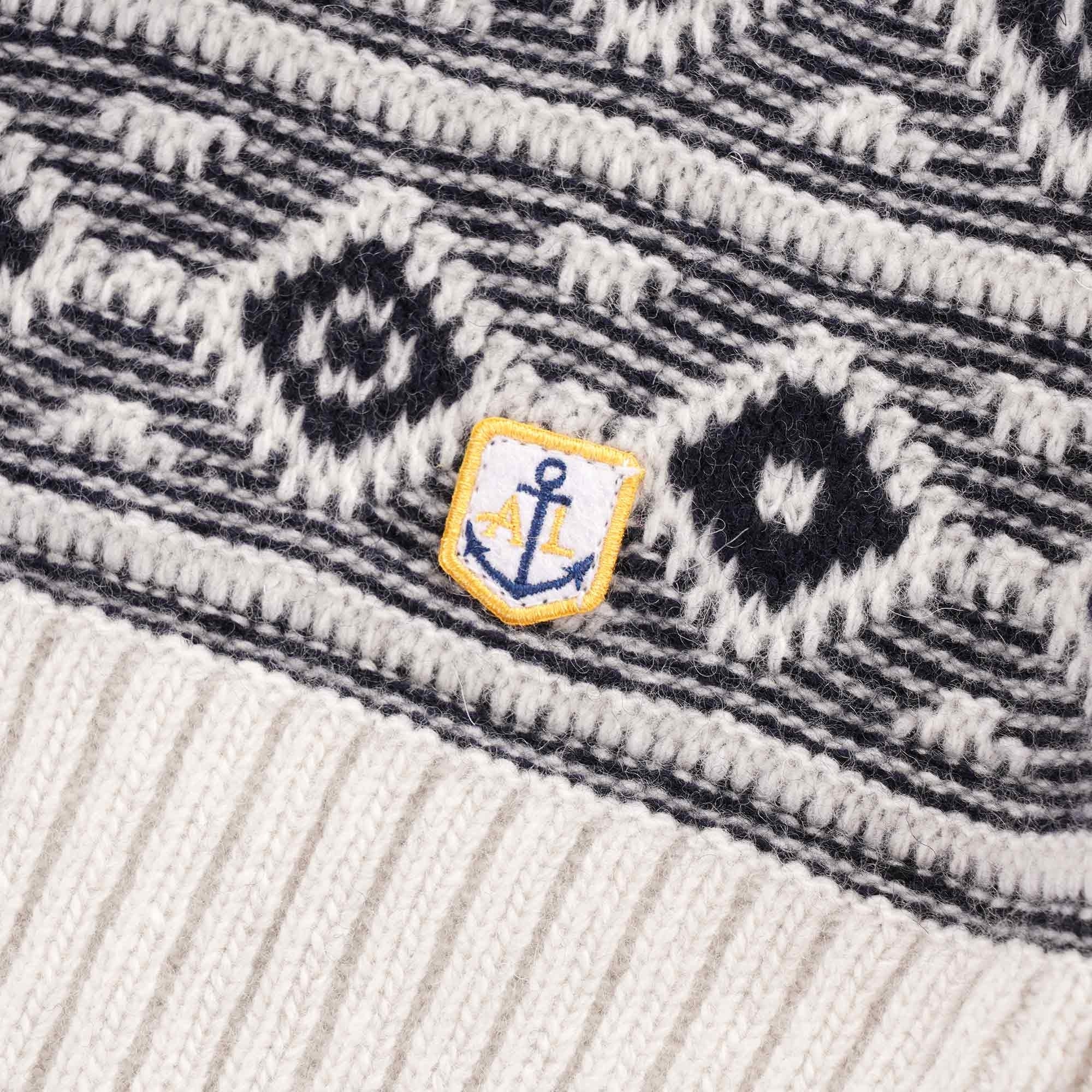 Jacquard Crewneck Jumper - Nature