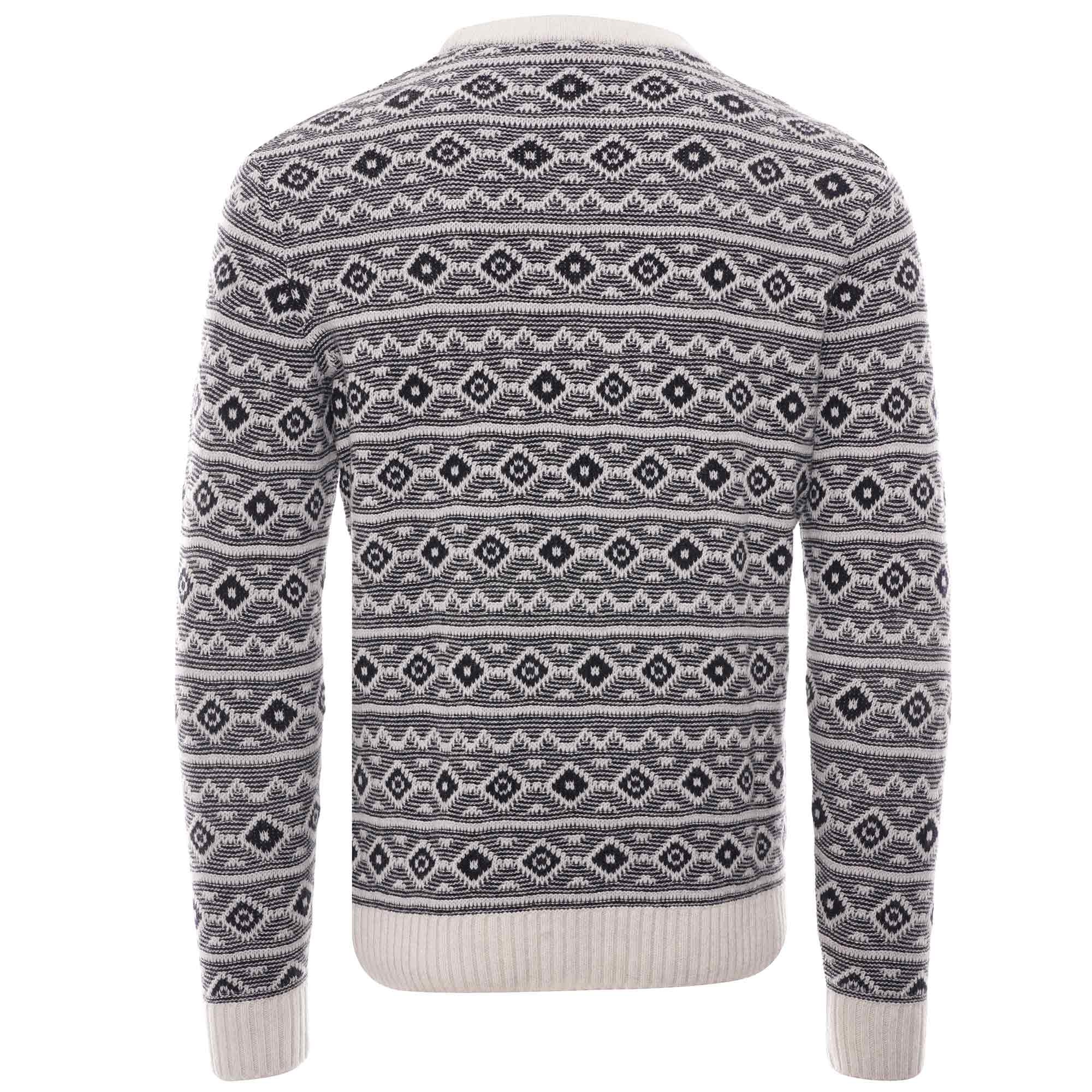 Jacquard Crewneck Jumper - Nature