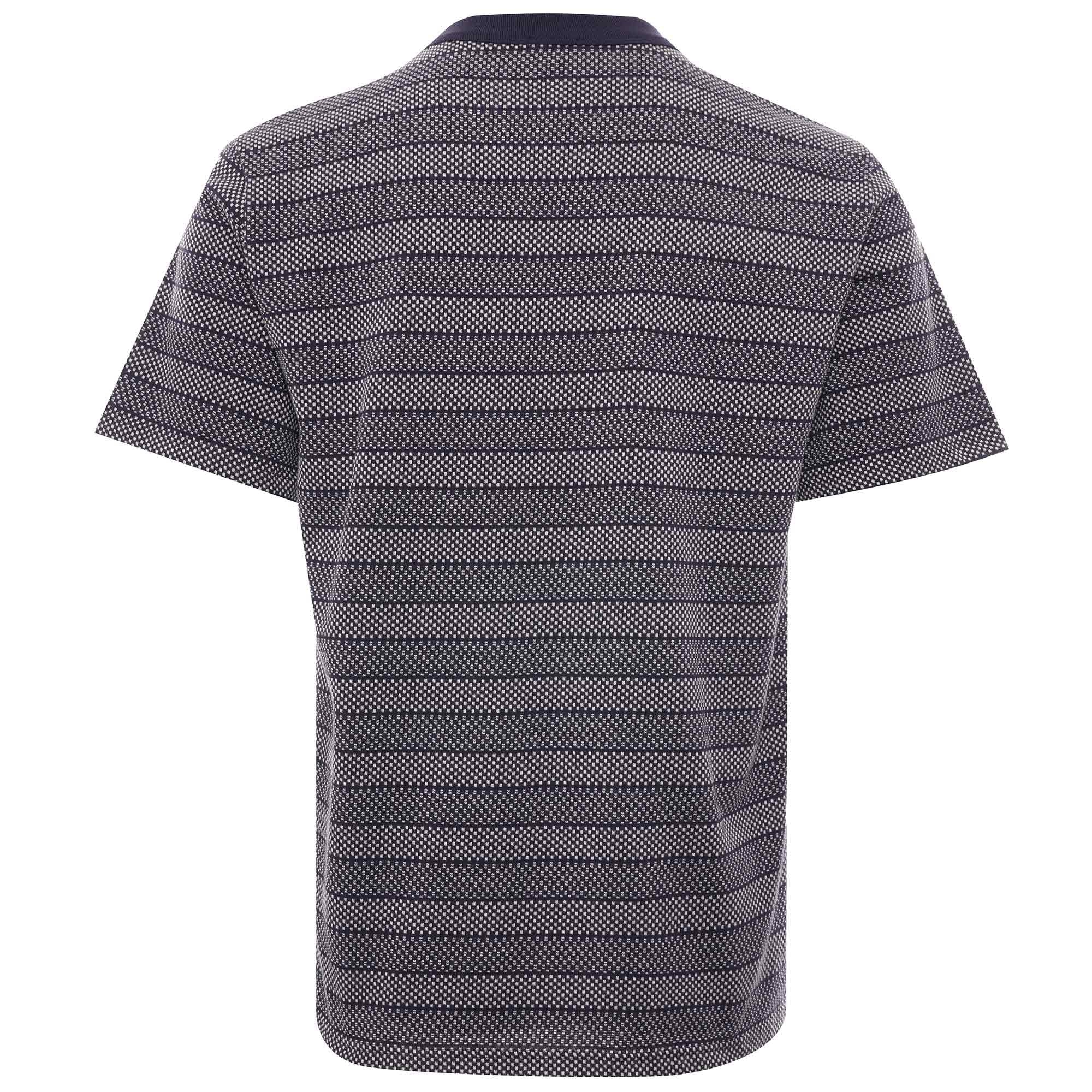 Jacquard T-Shirt - Navy/Nature